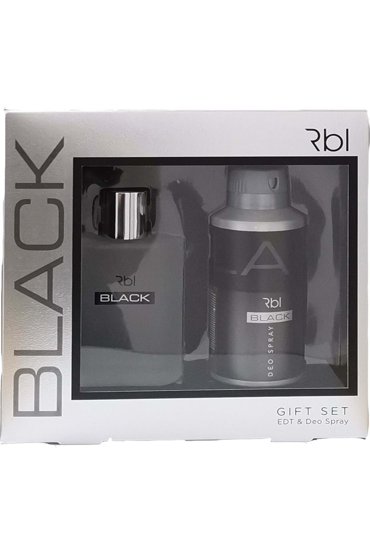 Rebul Black Set Parfüm 100 ml Deodorant Spray 150 ml