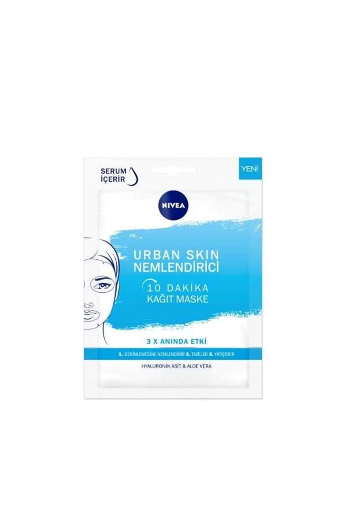 NIVEA Urban Skin Nemlendirici 10 Dakika Kağıt Maske