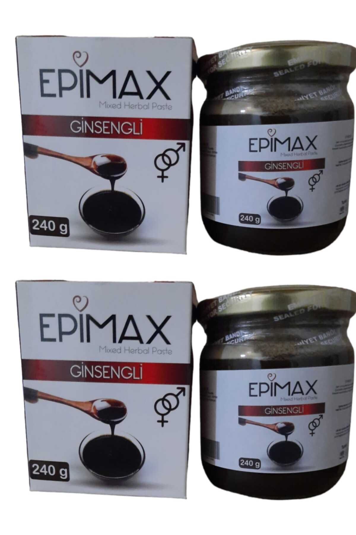 Epimax HMD Ginsengli Bitkisel Karışım Macun 240 gr X 2 Ad.(PERFORMANS,KUVVET,ENERJİ ARTIRICI)