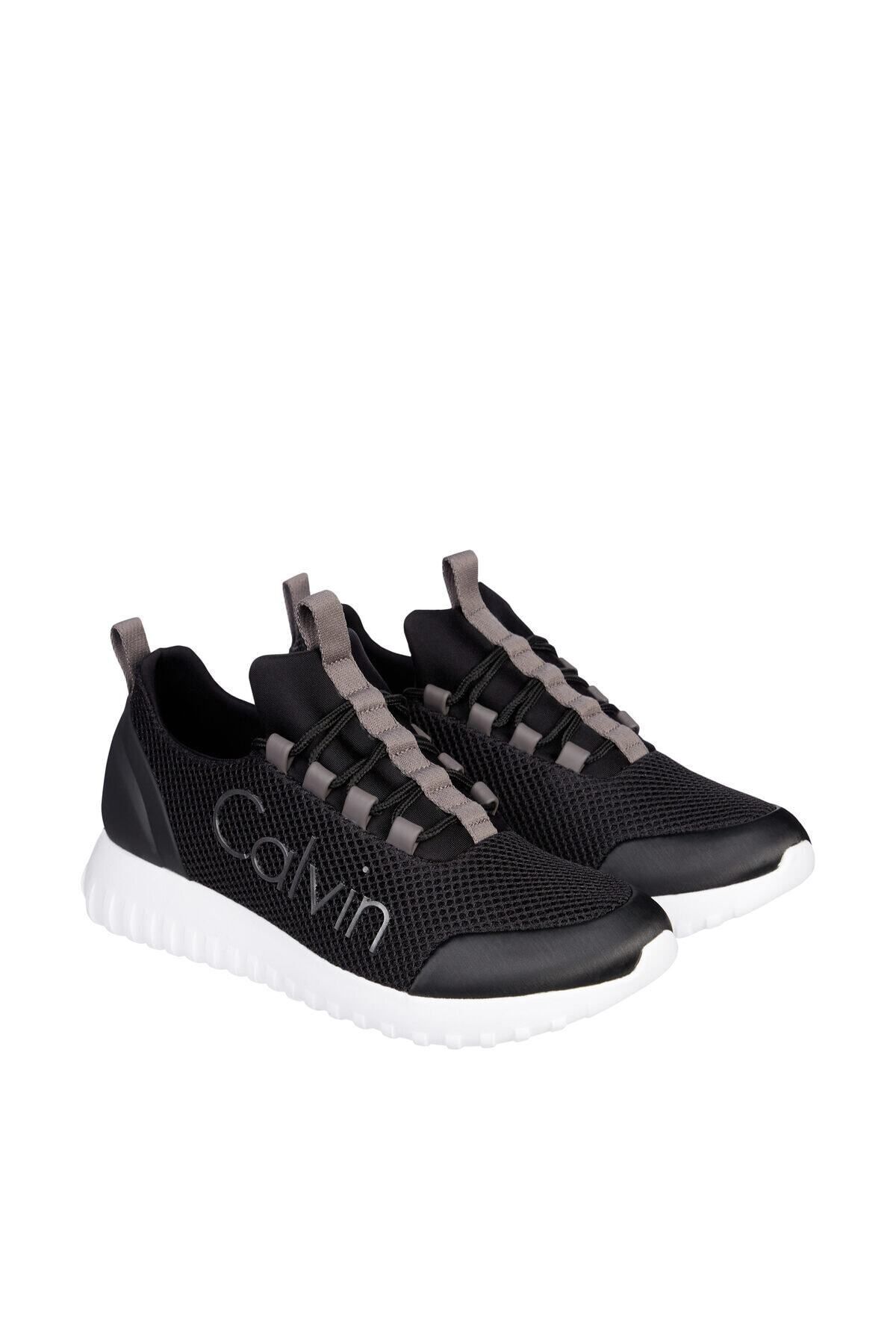Calvin Klein Kadın Siyah Taş İşlemeli Sneaker
