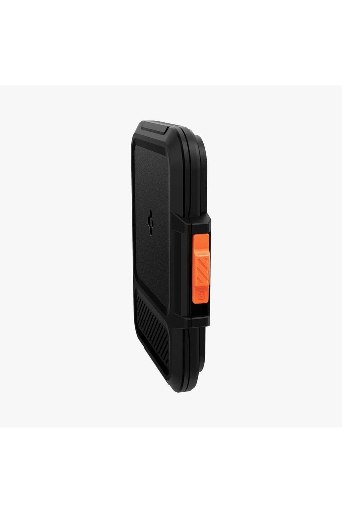 Spigen MagFit iPhone için MagSafe özellikli 6 Kartlı  Cüzdan Lock Fit Wallet Black - AFA06031