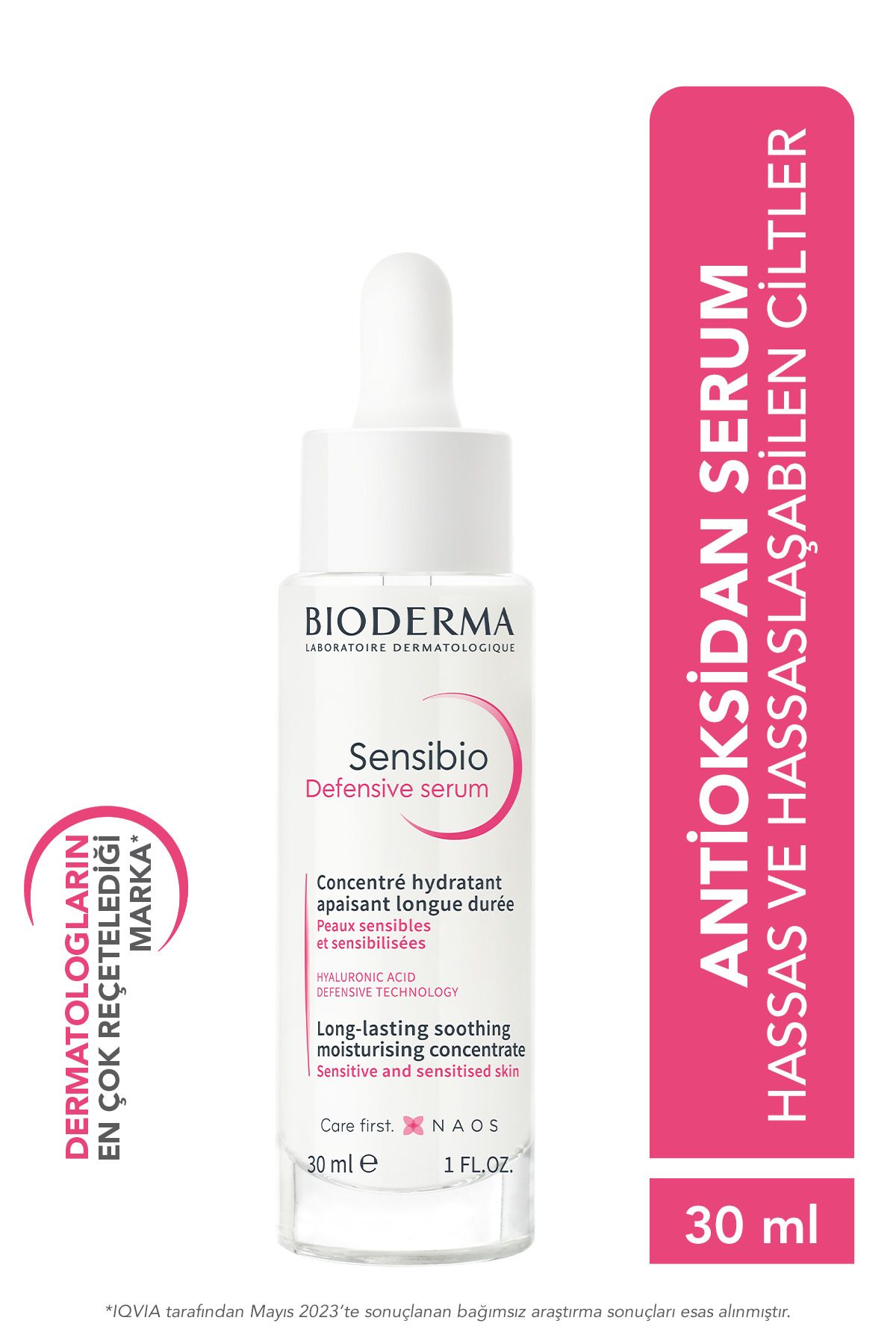 Bioderma Sensibio Defensive Hassas Ciltler Kırışıklık, Yaşlanma Karşıtı Nemlendirici Antioksidan Serum 30 ml
