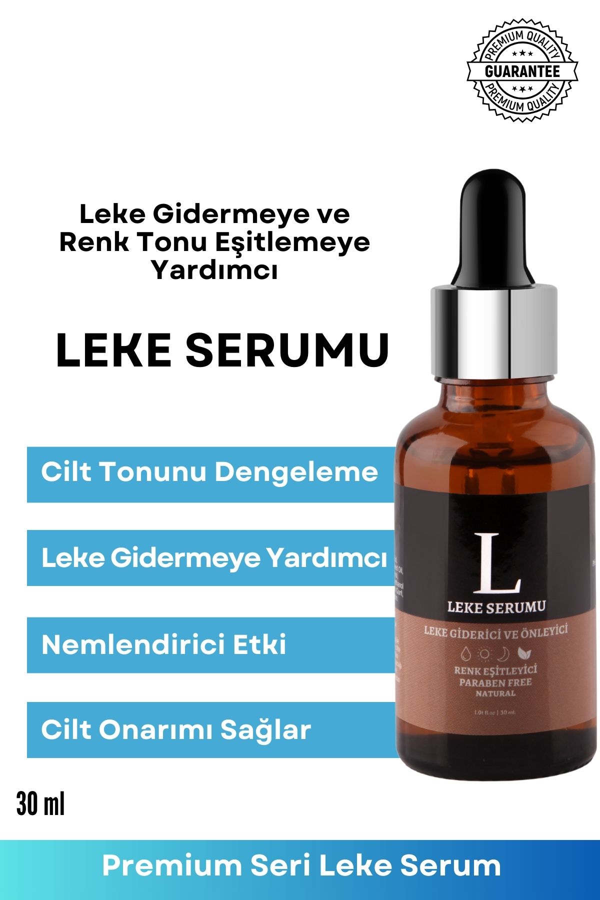 For You Gold Beyazlatıcı Etkili, Leke Gidermeye Ve Cilt Tonu Eşitlemeye Yardımcı Arbutin Cile Bakım Serumu 30 ml