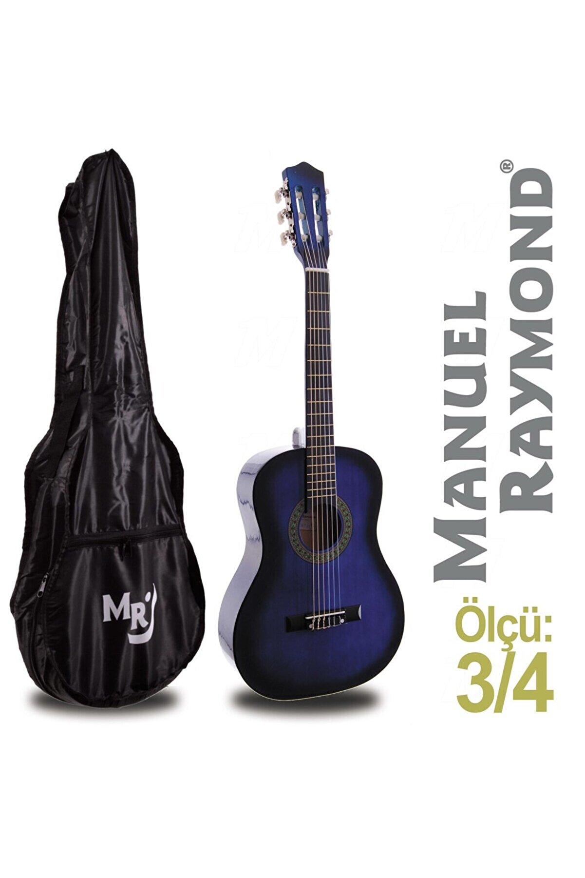 Genel Markalar Klasik Gitar Junior Manuel Raymond Mrc87bls (KILIF HEDİYE)