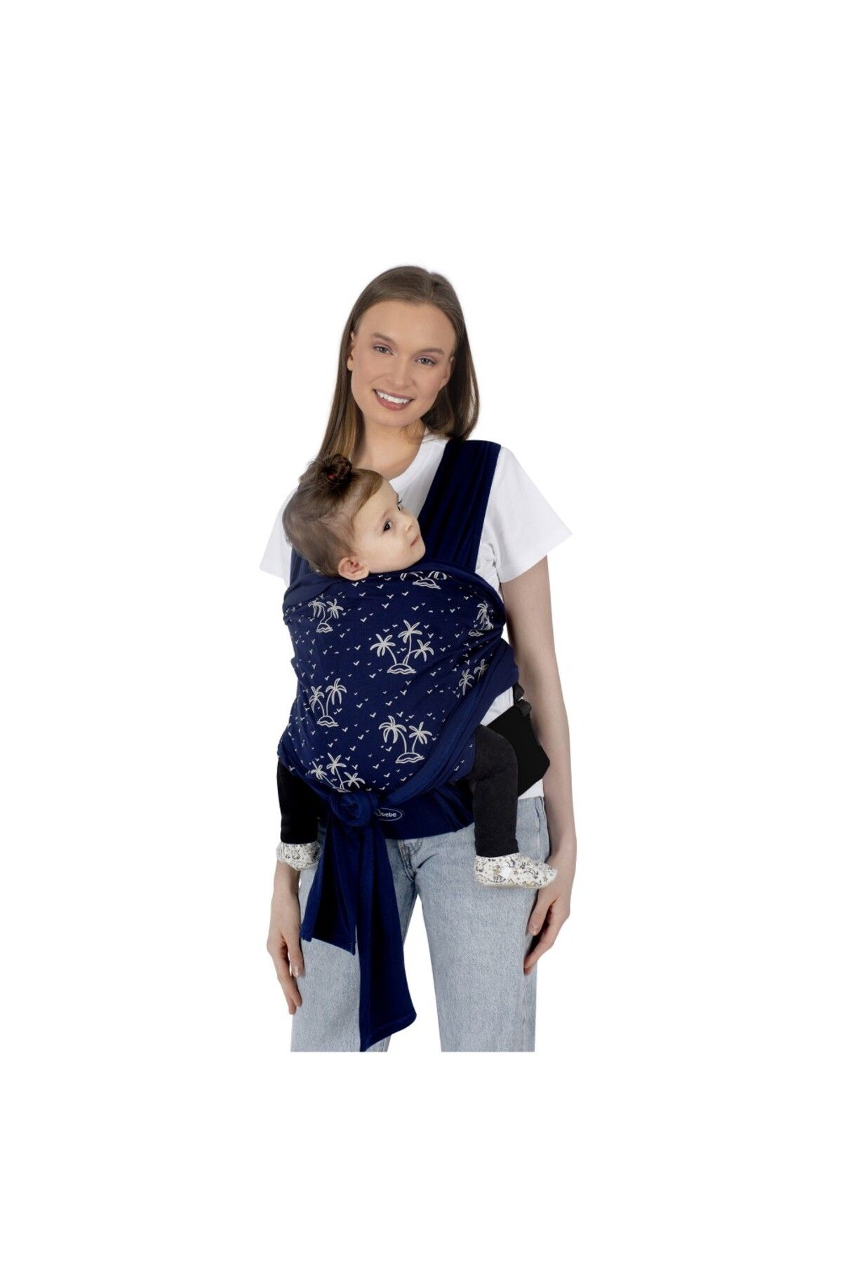 Sevi Bebe Destekli Giymeli Sling Art-571 Lacivert