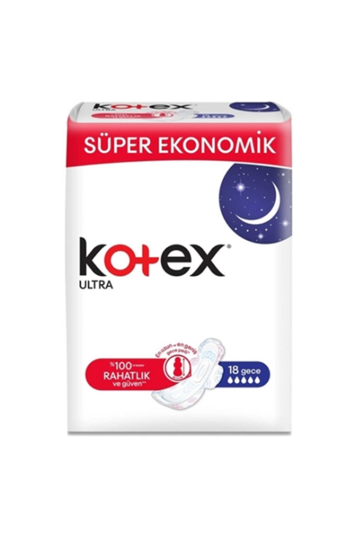 Kotex Ultra Quadro Süper Eko Gece 16 Lı X 2 Adet