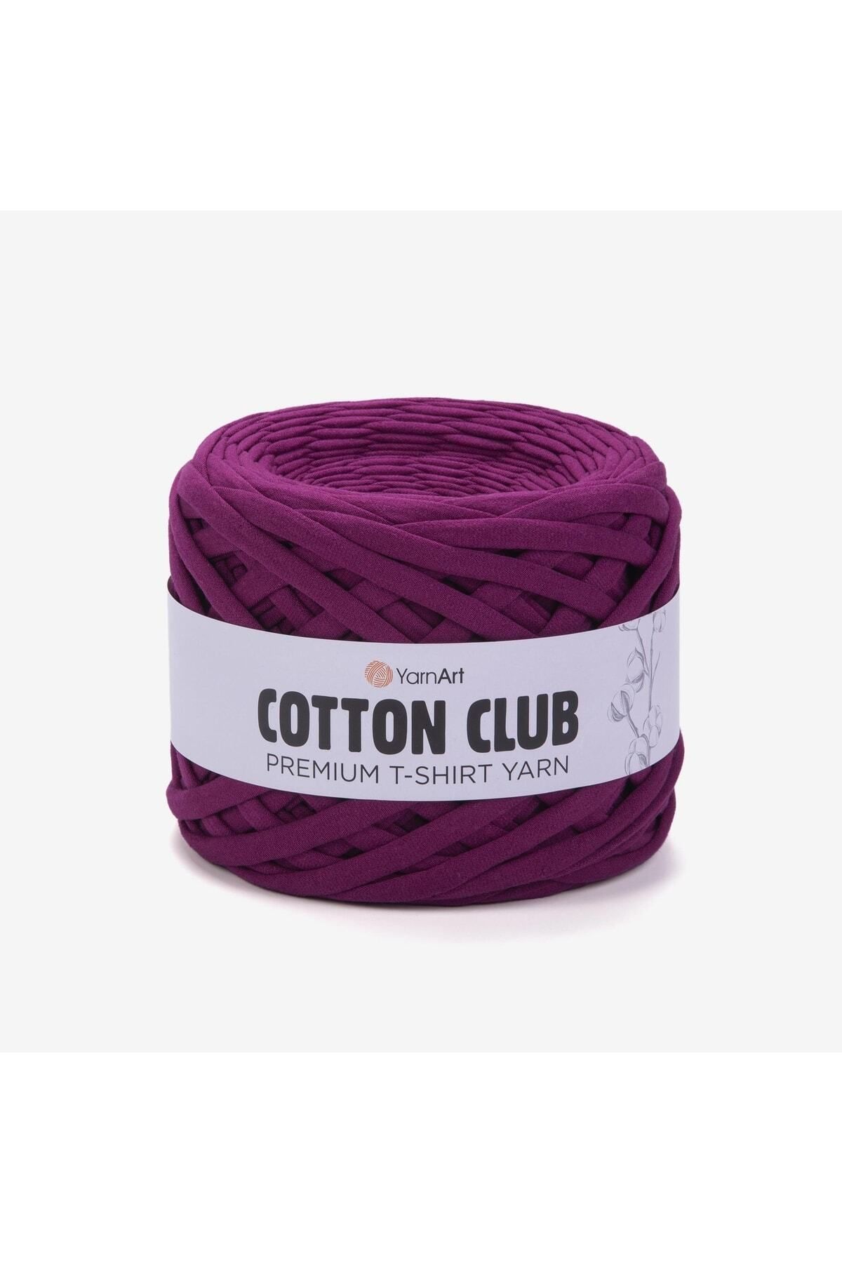 Yarnart Cotton Club - Penye Kumaş El Örgü Ipi Vişne-7337