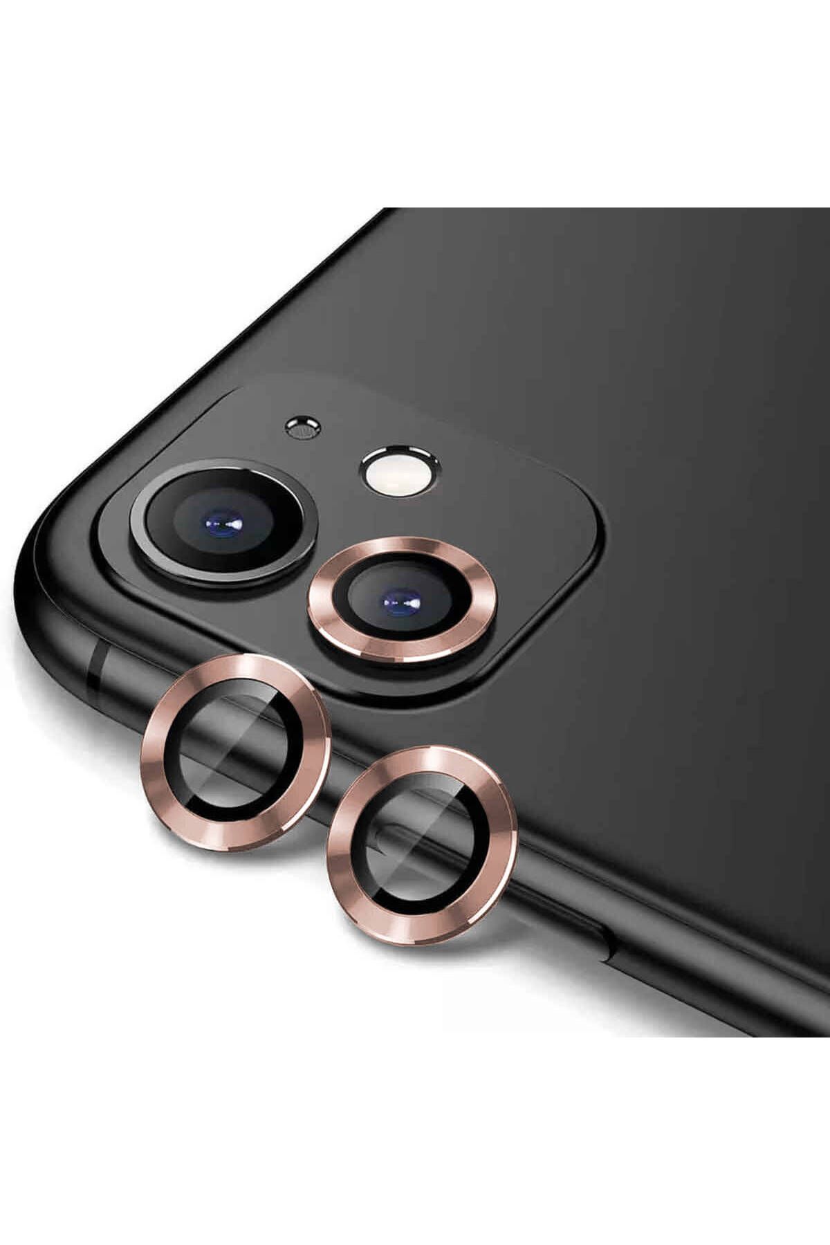 CEPCASE Apple iPhone 12 Mini Kamera Lens Koruyucu Exclusive Premium Sapphire Tak Yapıştır Lens Koruma
