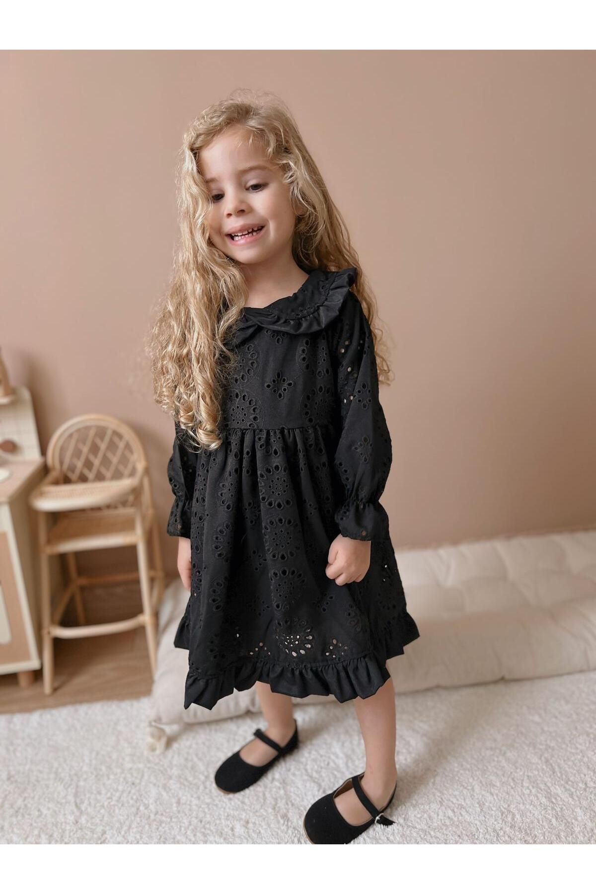 BabyWorldStore Kız Çocuk Zarif Trend Z Model Elbise