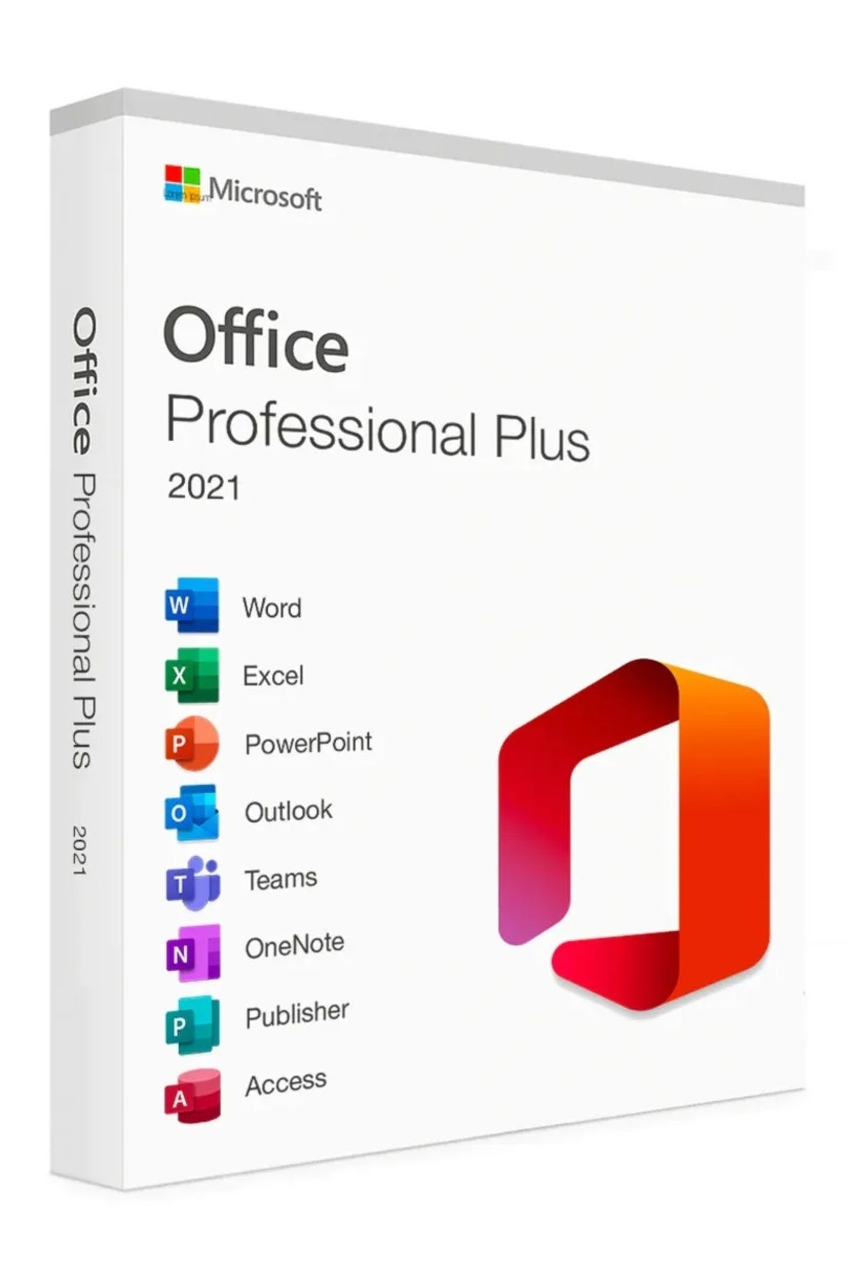 Microsoft Office 2021 Professional Plus Lisans Beyaz