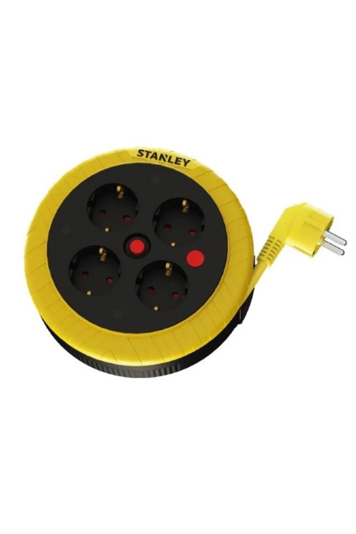 Stanley ST- H Kompakt Serisi IP20 4 Soketli 5 Metre Makaralı Kablo USB’li