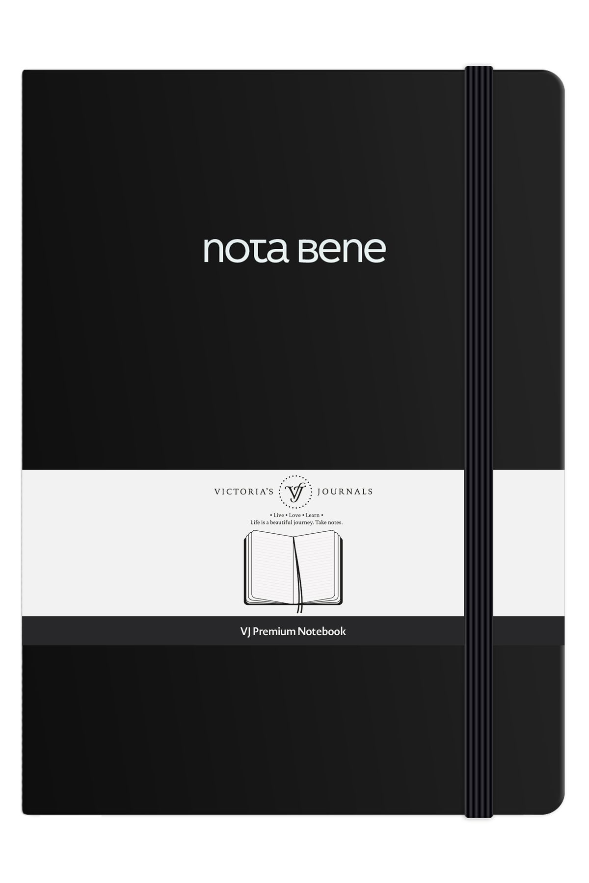 Victoria's Journals Nota Bene Premium Sert Kapak Defter, 21x29 cm, Çizgili