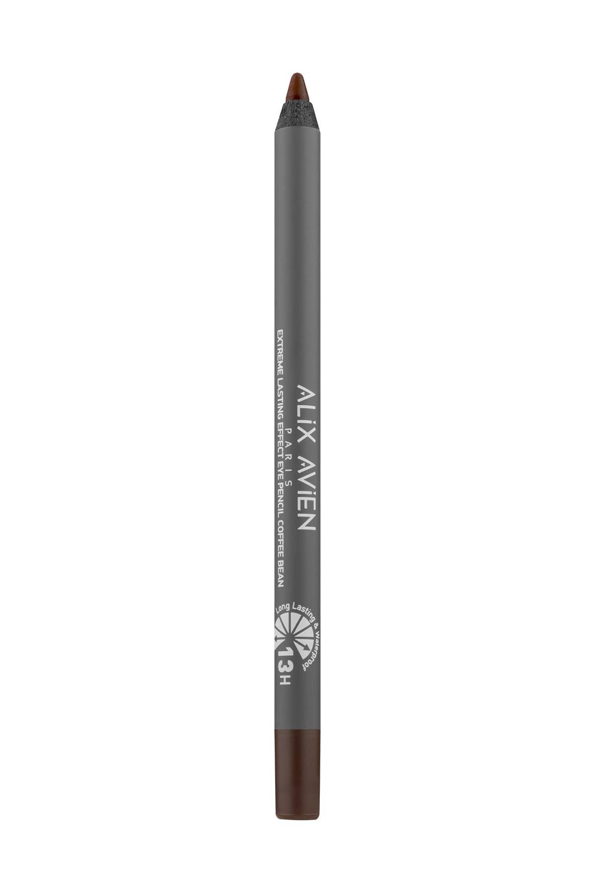 Alix Avien Suya Dayanıklı Kahverengi Göz Kalemi - 13 Saat Kalıcı - Extreme Lasting Effect Eye Pencil Coffe Bean