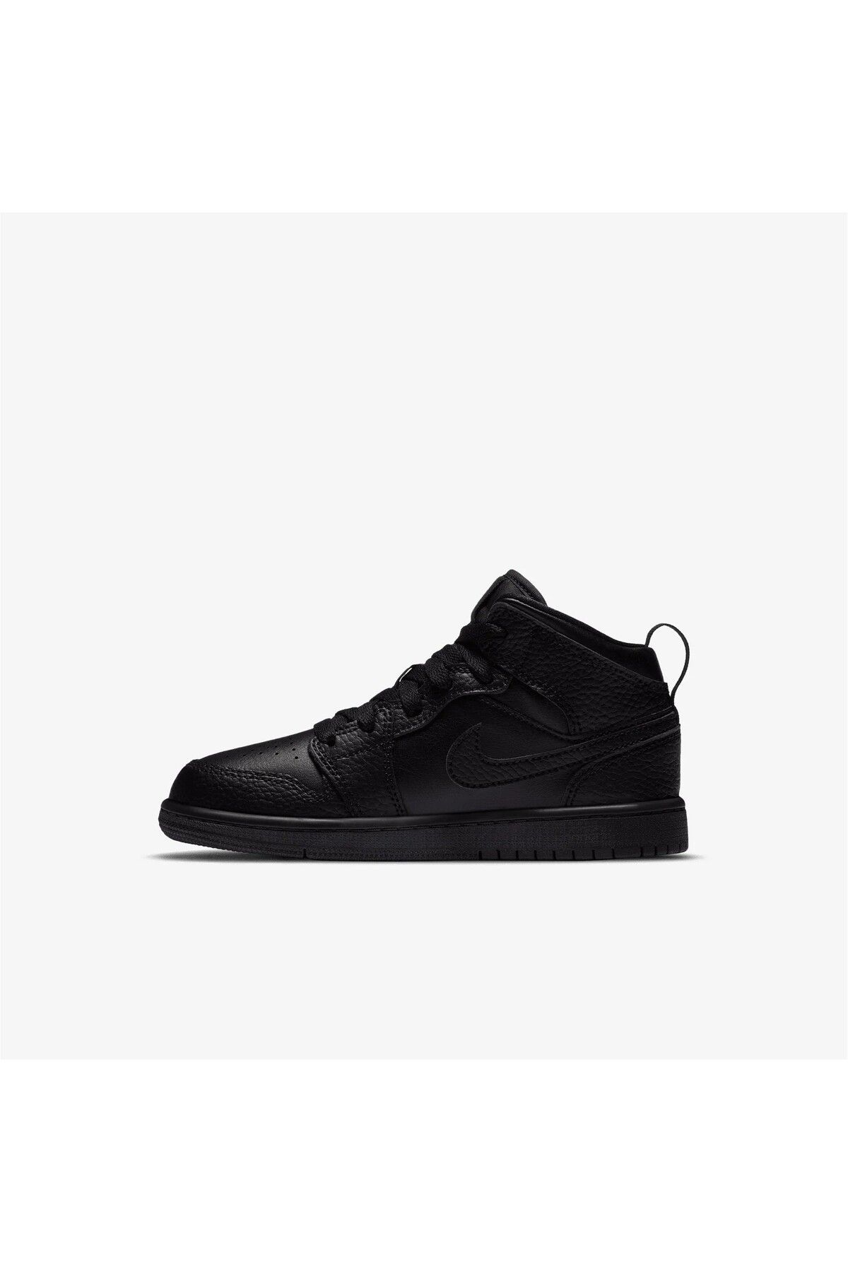 Nike Jordan 1 Mid Çocuk Siyah Spor Ayakkabı 640734-091