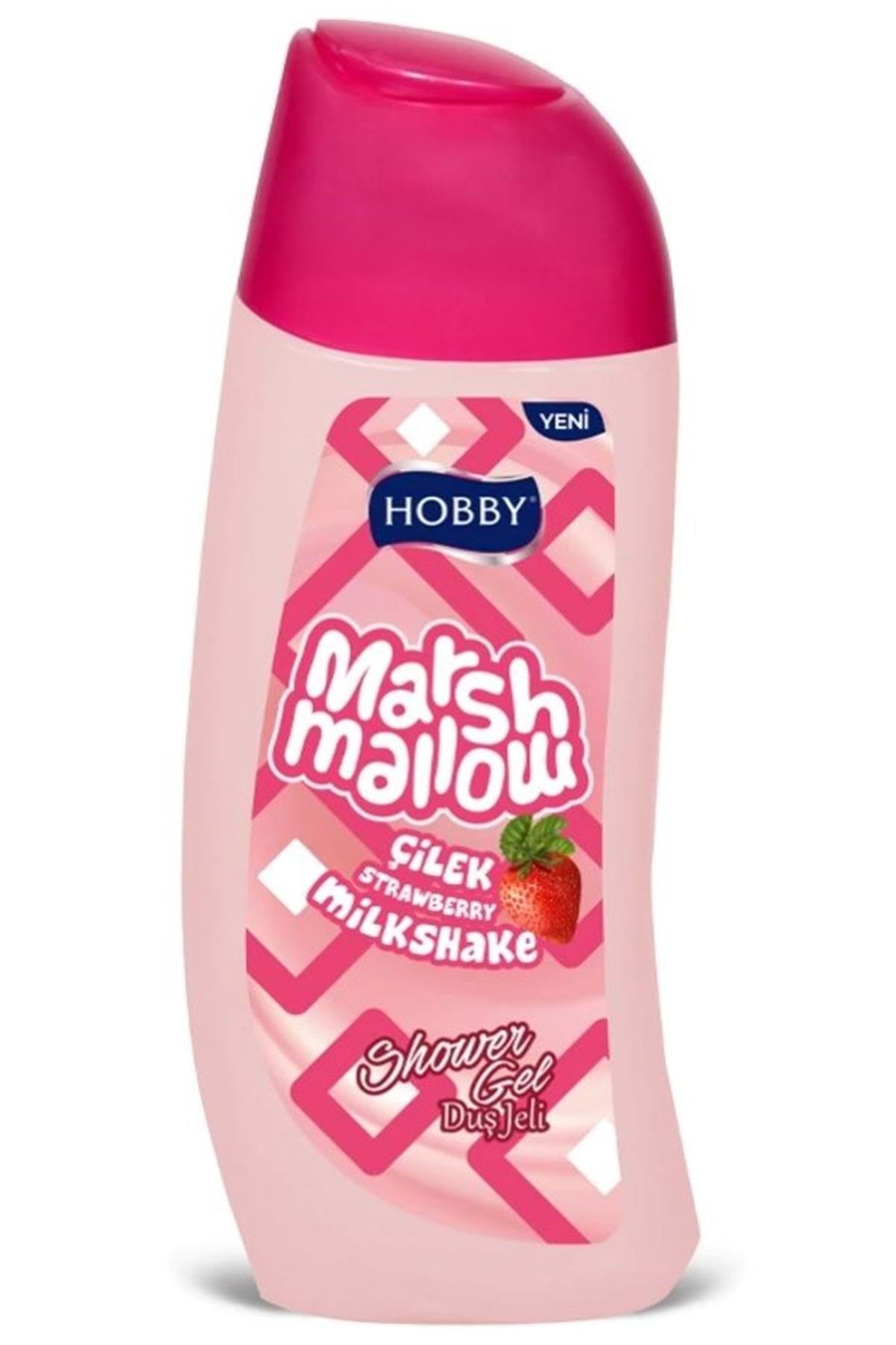 Hobby Duş Jeli Marshmallow Çilek 500 ml