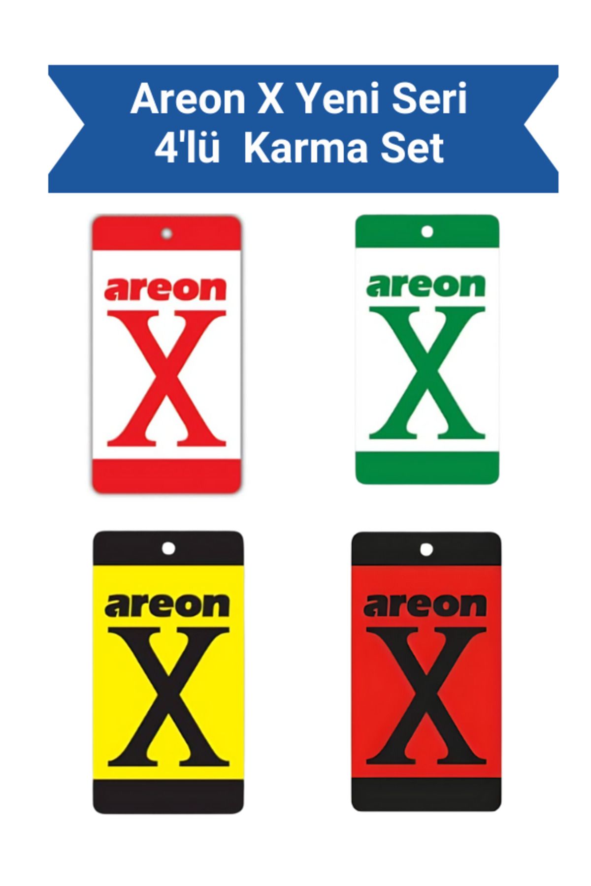 Areon X Yeni Seri 4'lü Karma Set
