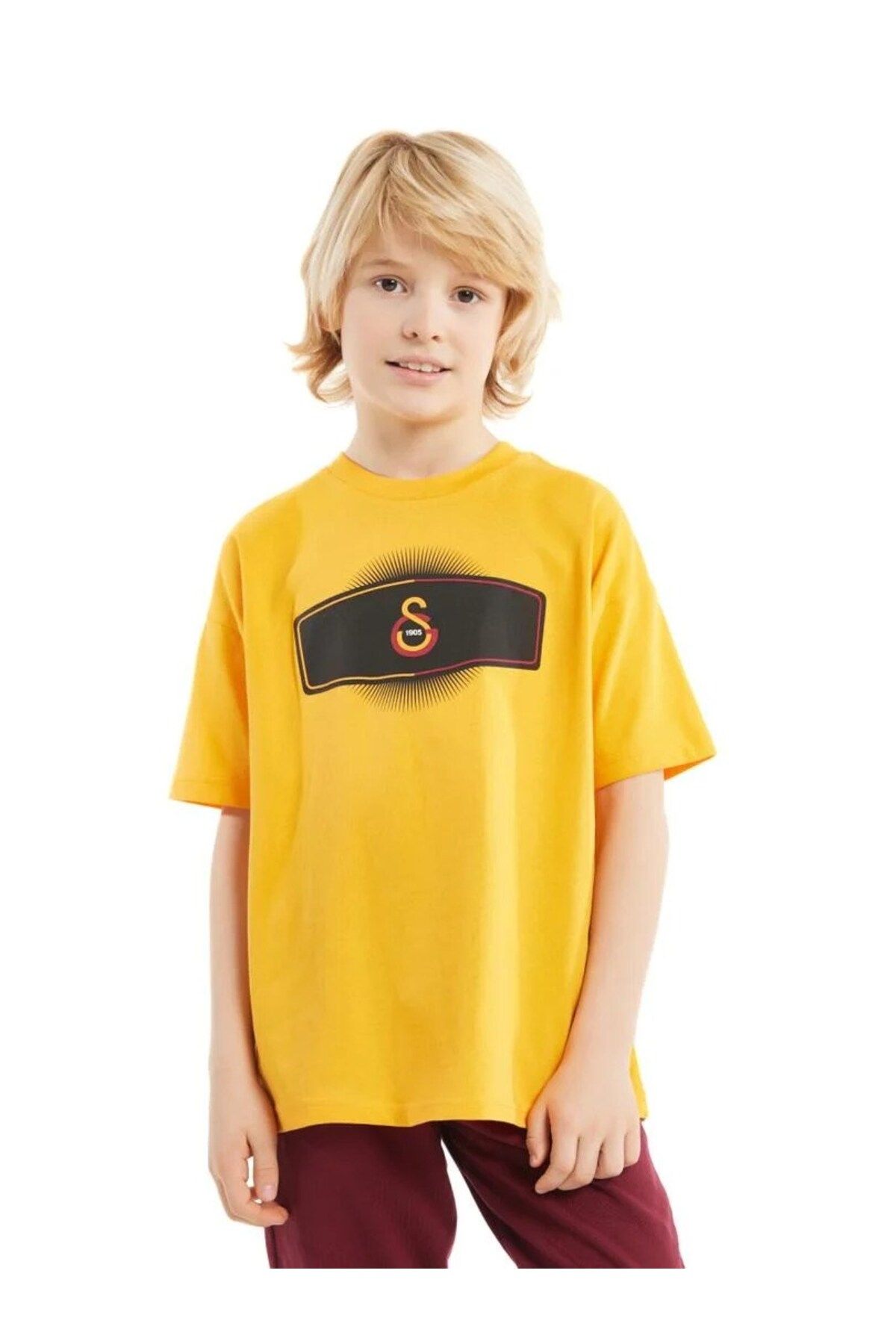 Galatasaray Orijinal Sarı Çocuk T-shirt