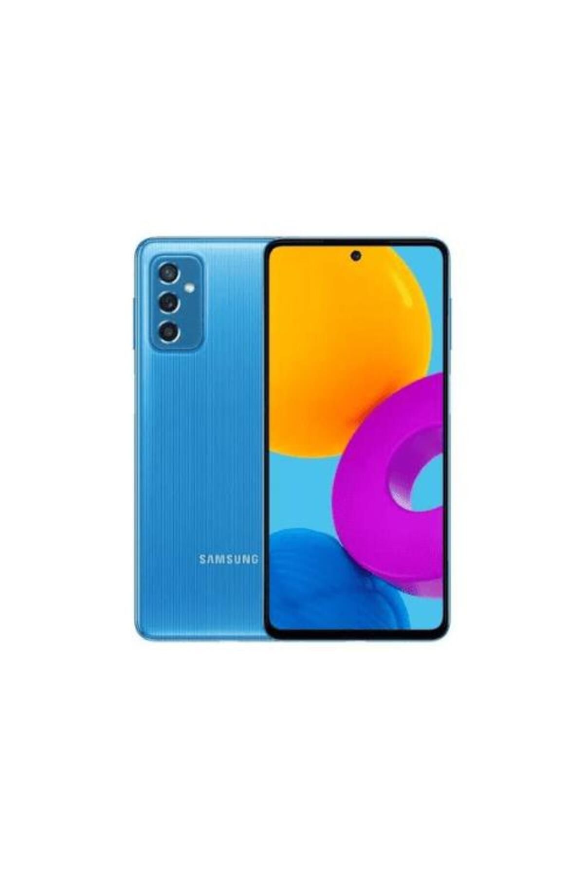 Samsung Yenilenmiş SAMSUNG GALAXY M52 128GB -A Kalite- Mavi