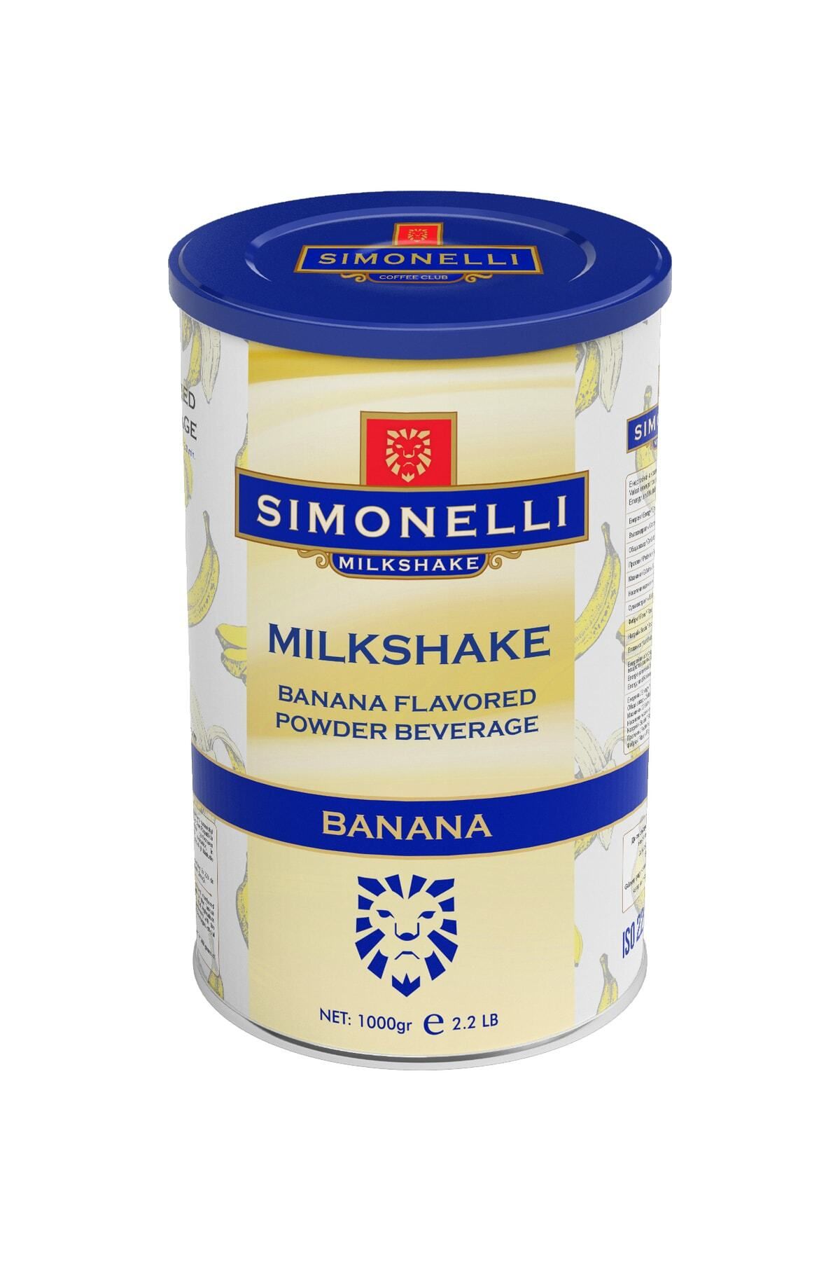 Simonelli Milkshake Muz Aromalı 1000g Teneke