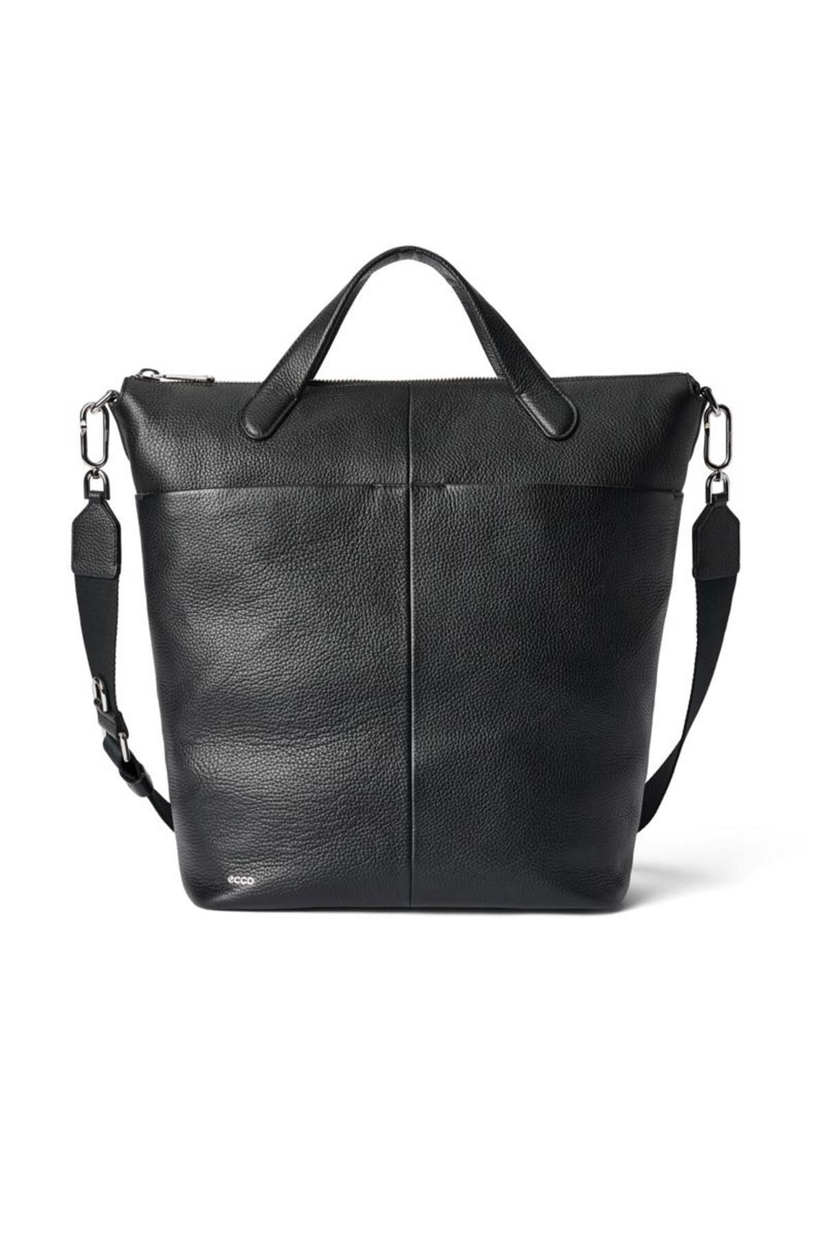 Ecco Tote L Pebbled Leather Bag