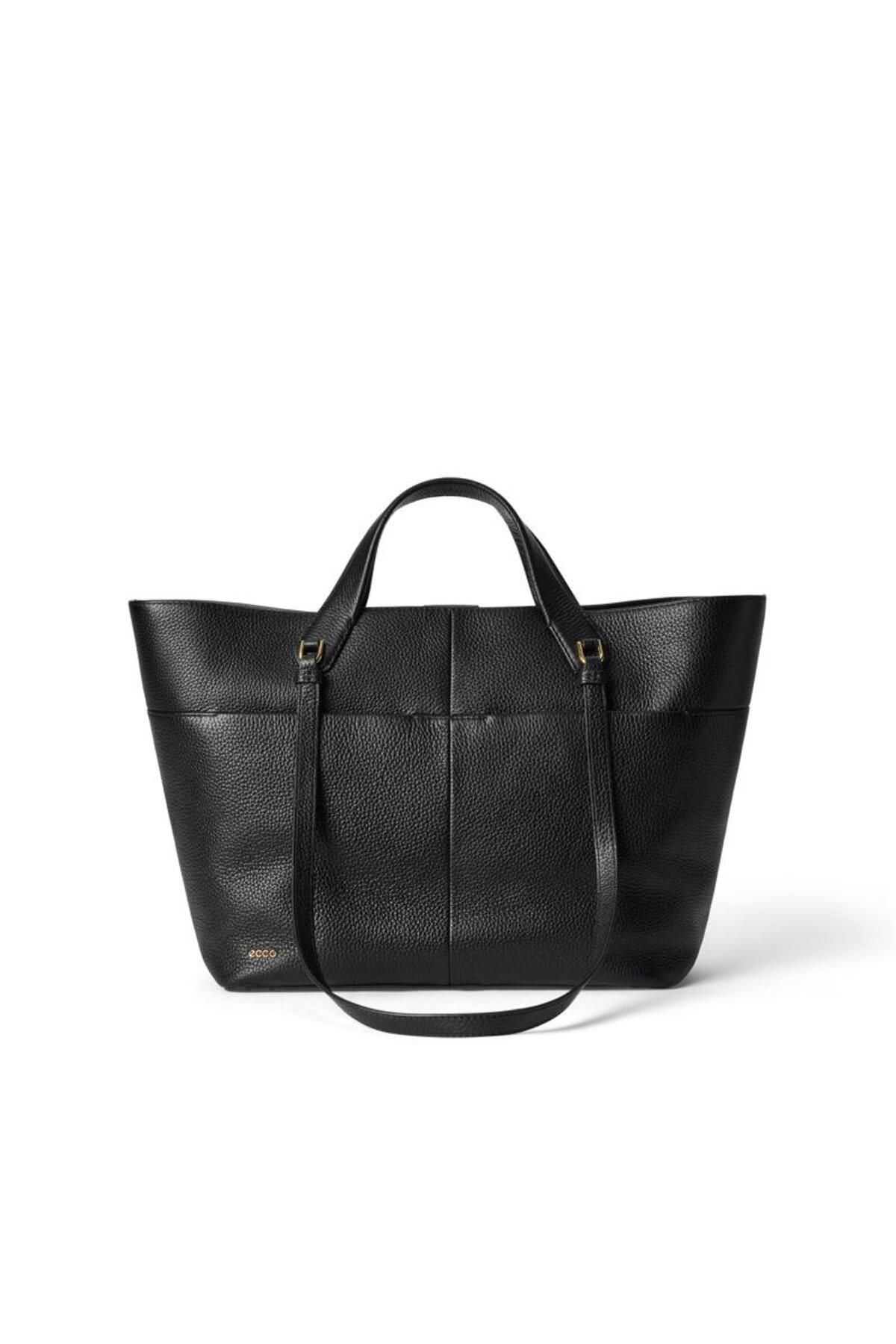 Ecco Tote M Pebbled Leather Bag