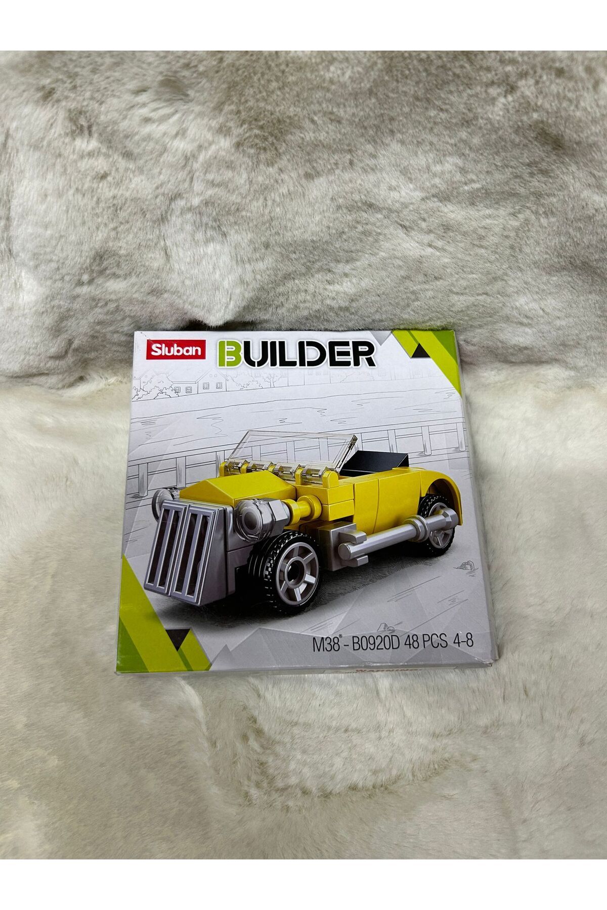 Sluban Builder Sarı Araba