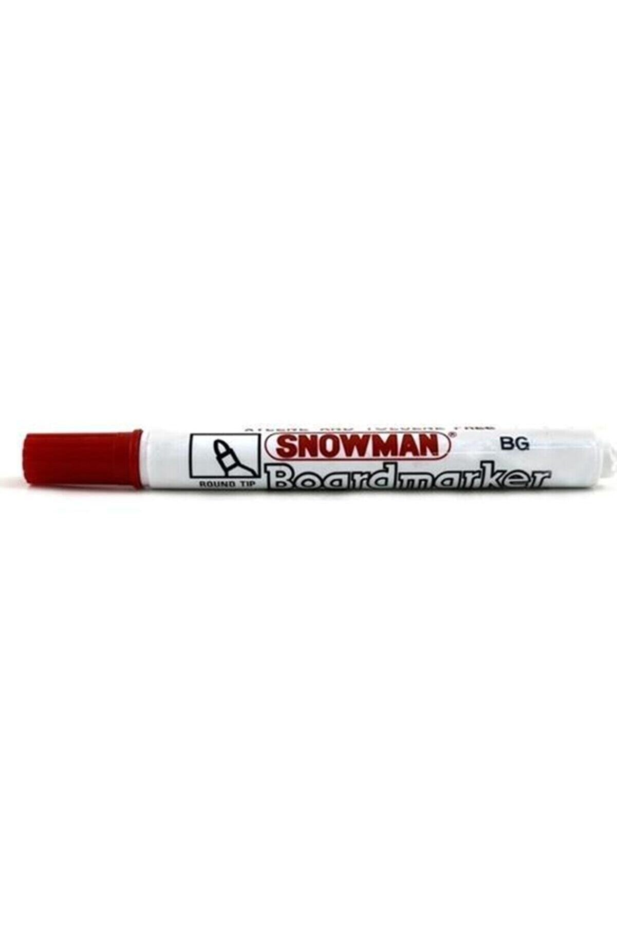 Snowman Kırmızı Tahta Kalemi