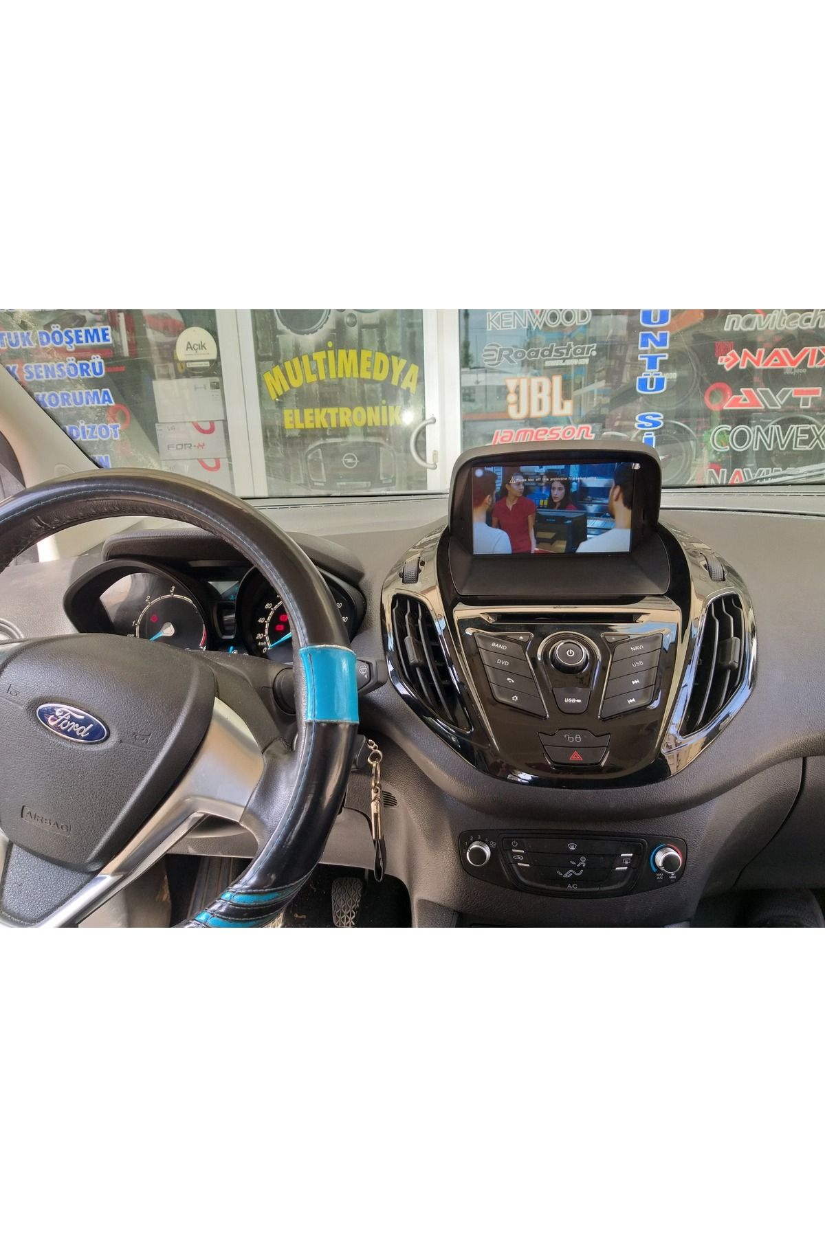 EverFocus Ford Courier Trend Delux Navigasyon Android Multimedya Kamera OEM
