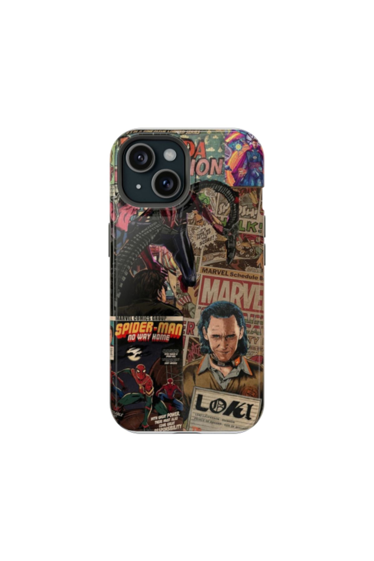 WOPP iPhone 12 Uyumlu Silikon Kılıf - Marvel Loki