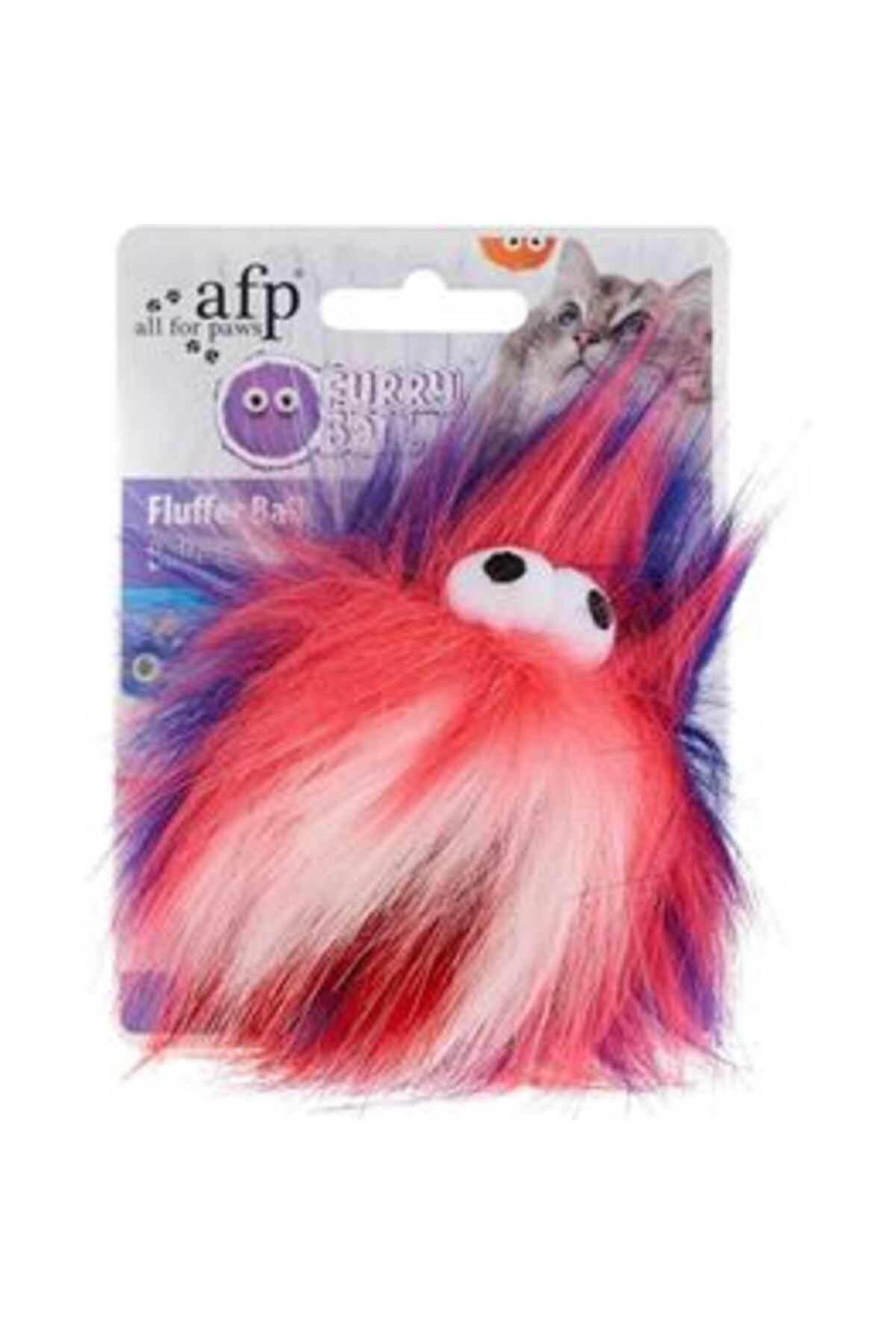 Afp Furry Ball Tüylü Renkli Catnipli Fare Kedi Oyuncağı 2804 ( 1 ADET )