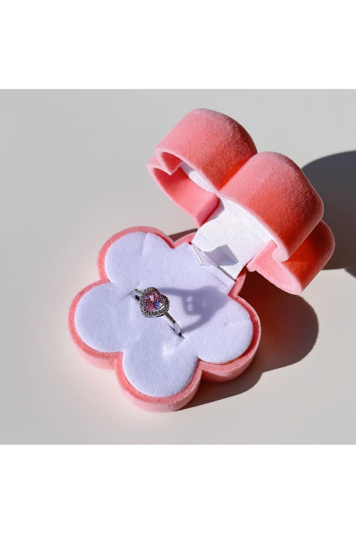 Boise Atelier Diamond Pink Ring / Yüzük