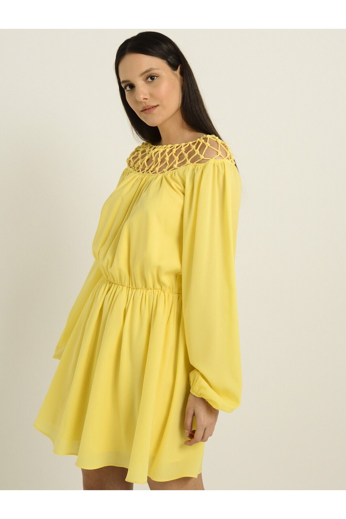 Serpil Serpil Kadın Sarı Elbise 27818