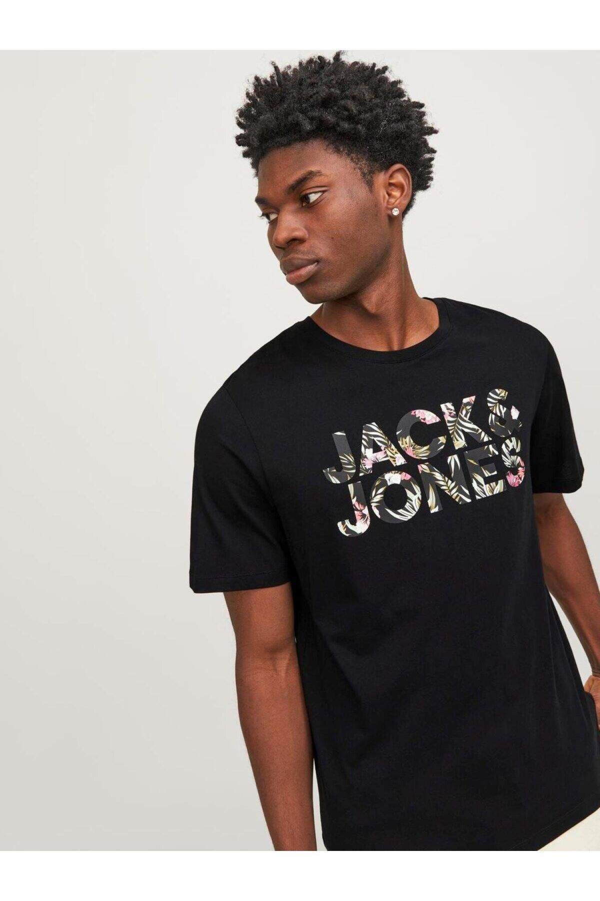 Jack & Jones 12250683 Jjejeff Corp Logo Tee Ss O-neck Sn Ss Erkek T-shirt
