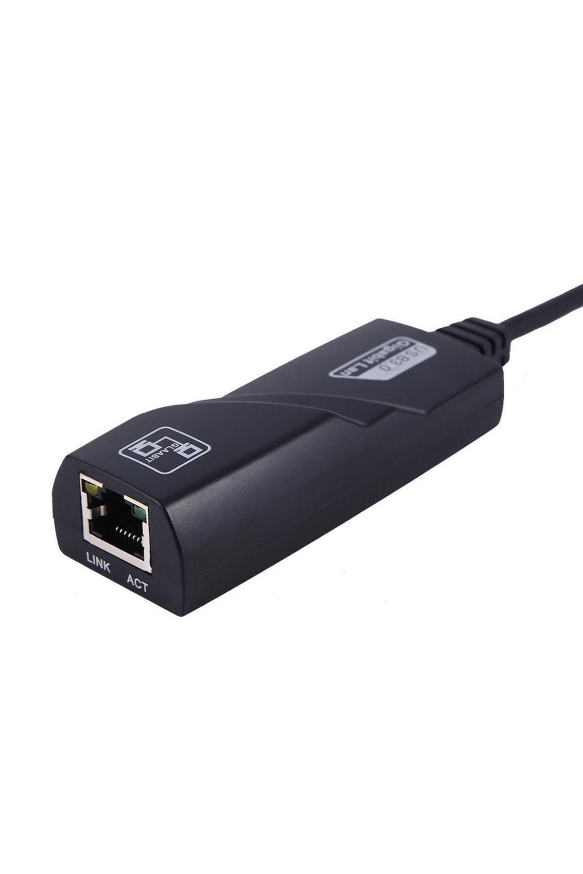 ZRH USB 3.0 To Ethernet RJ45 Adaptörü Gigabit 10/100/1000MBPS Çevirici Dönüştürücü USB Dönüştürücü