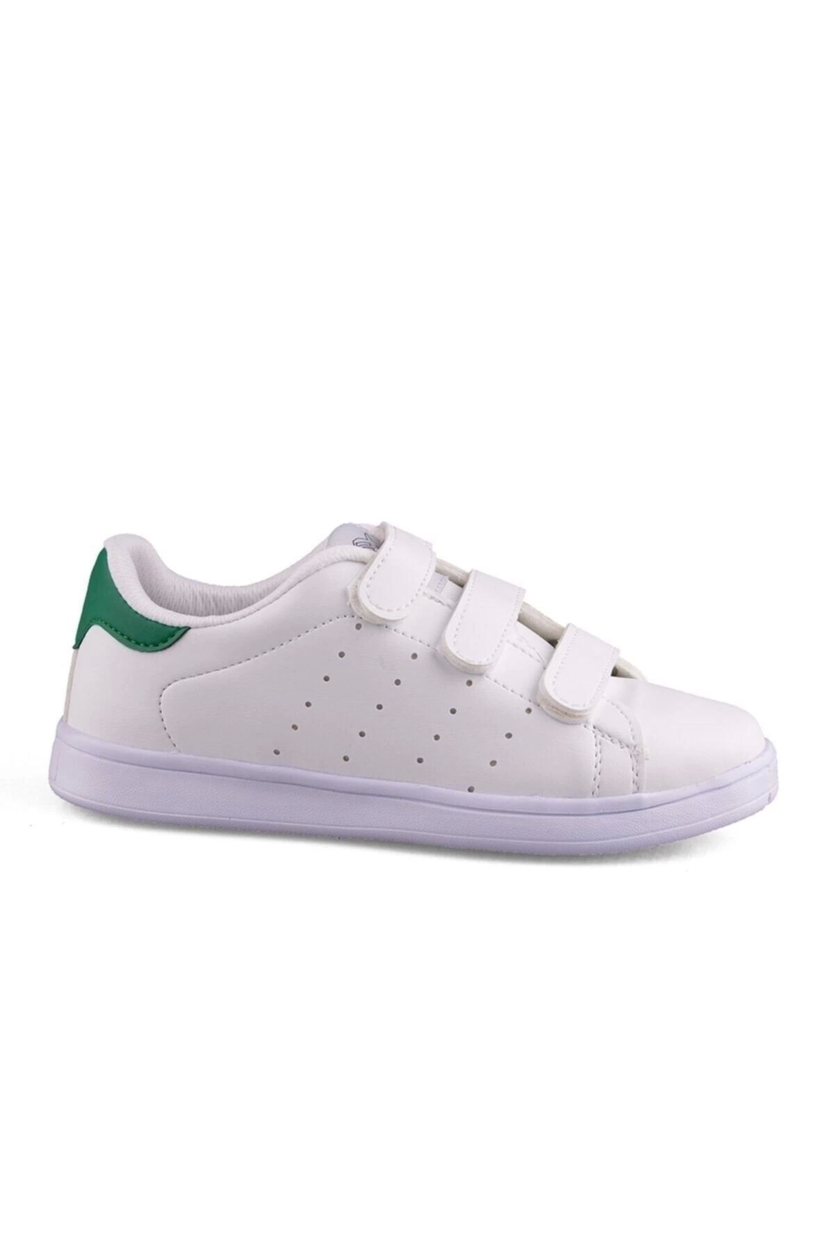 Venuma 660-1 Genç Beyaz Bantlı Unisex Sneaker Günlük Spor Ayakkabı