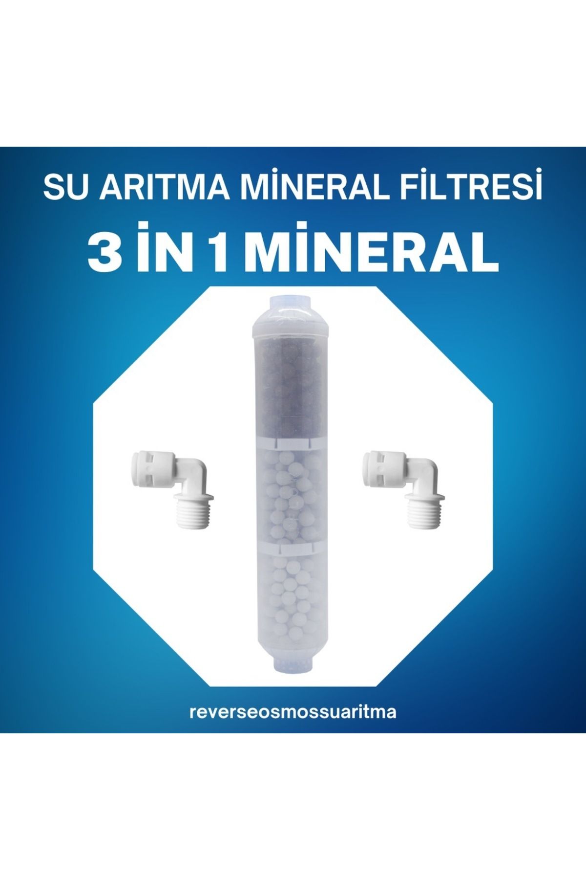 Aqua Su Arıtma Cihazı Mineral Filtre 3 İn 1 Mineral