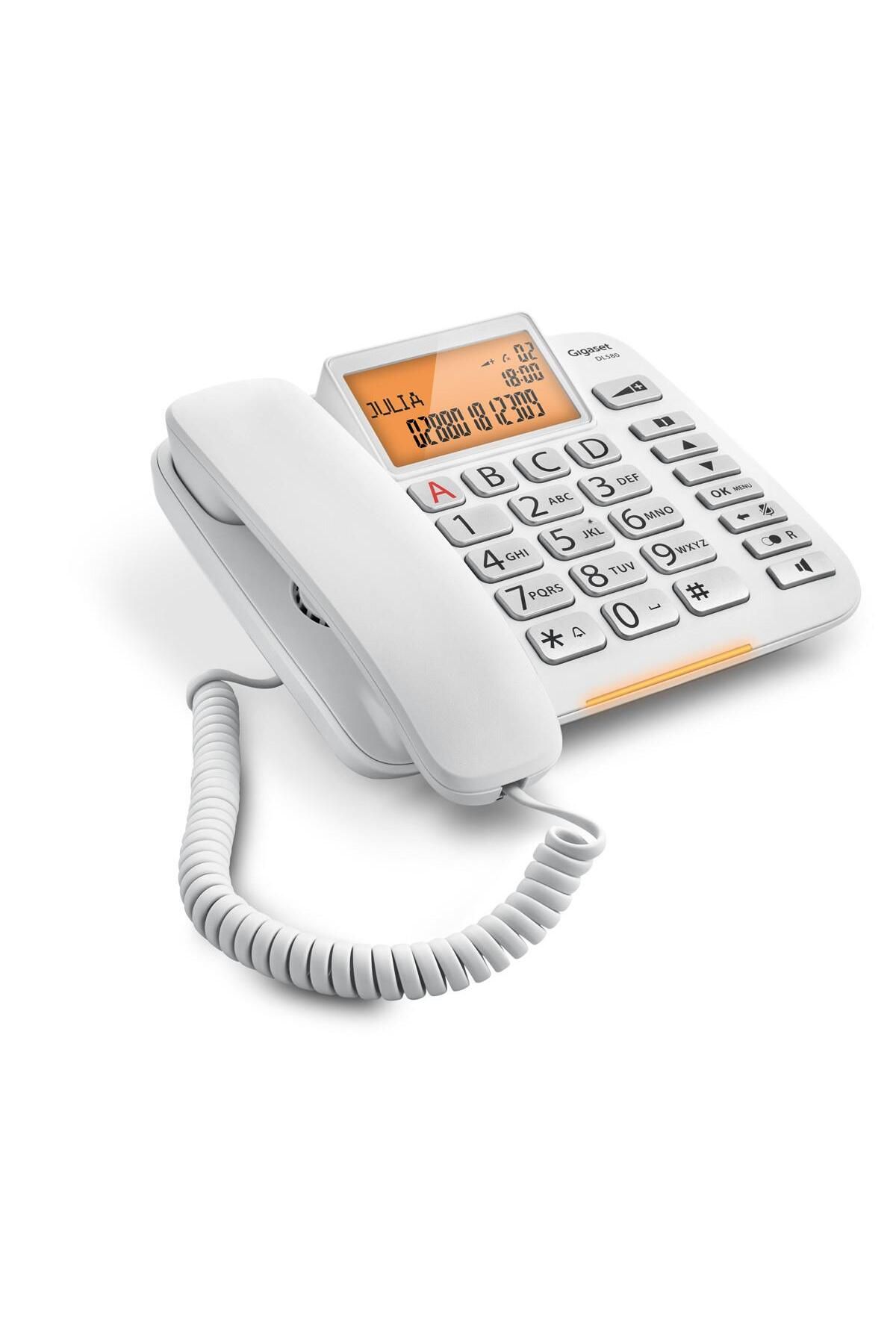 Gigaset Dl580 Beyaz Kablolu Telefon