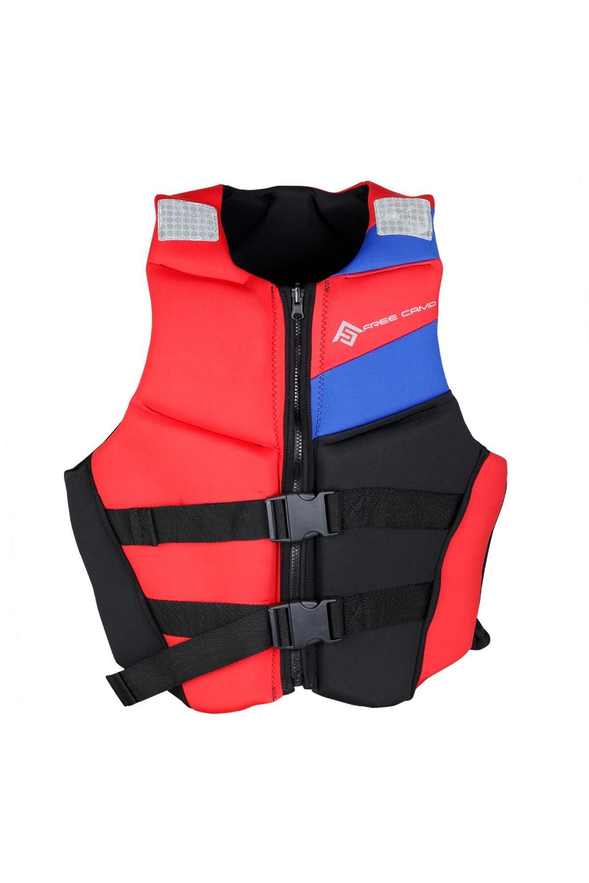 Freecamp Seashell Vest Can Yeleği-KIRMIZI-SİYAH