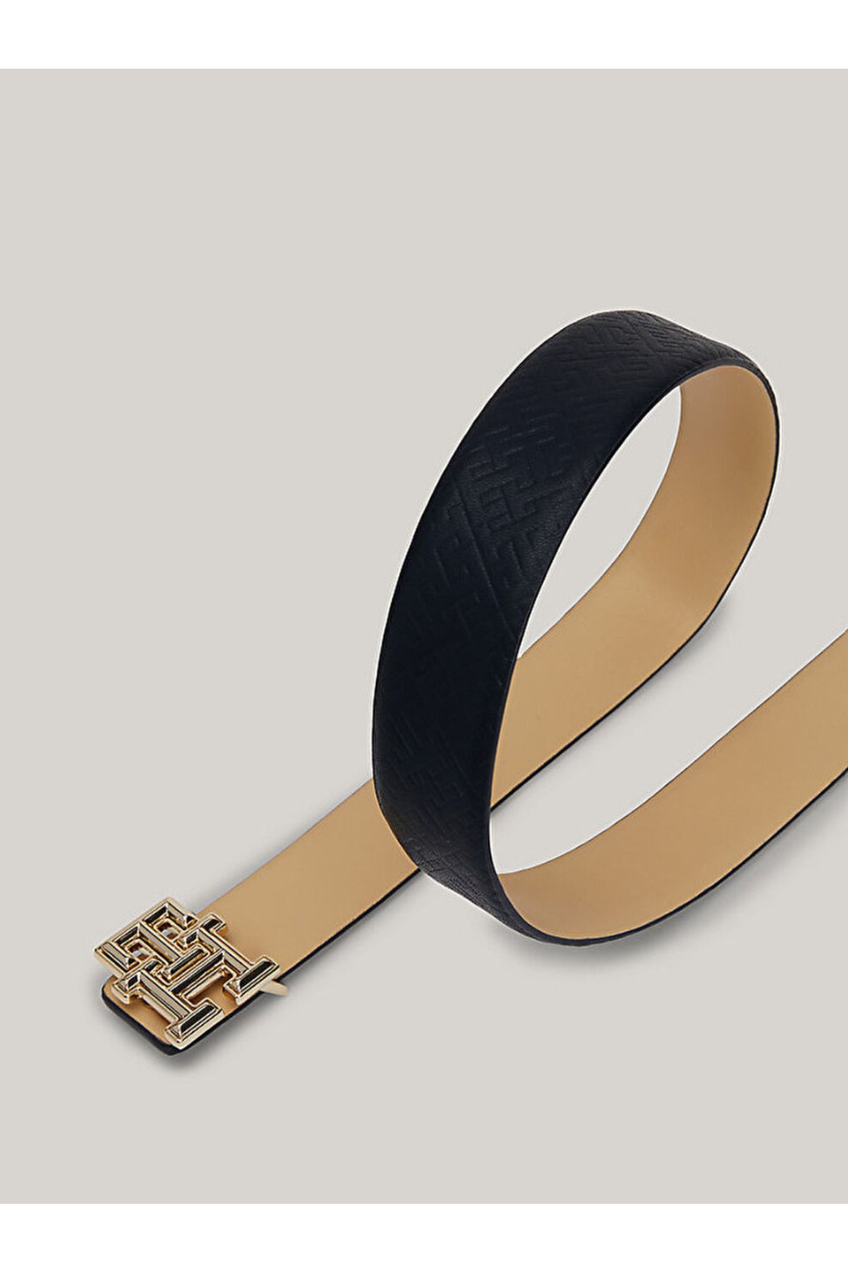 Tommy Hilfiger Embossed Leather Reversible Belt