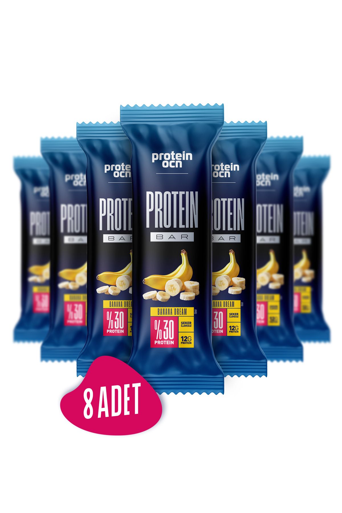 Proteinocean Protein Bar - Banana Dream Aromalı - 40g X 8 Adet