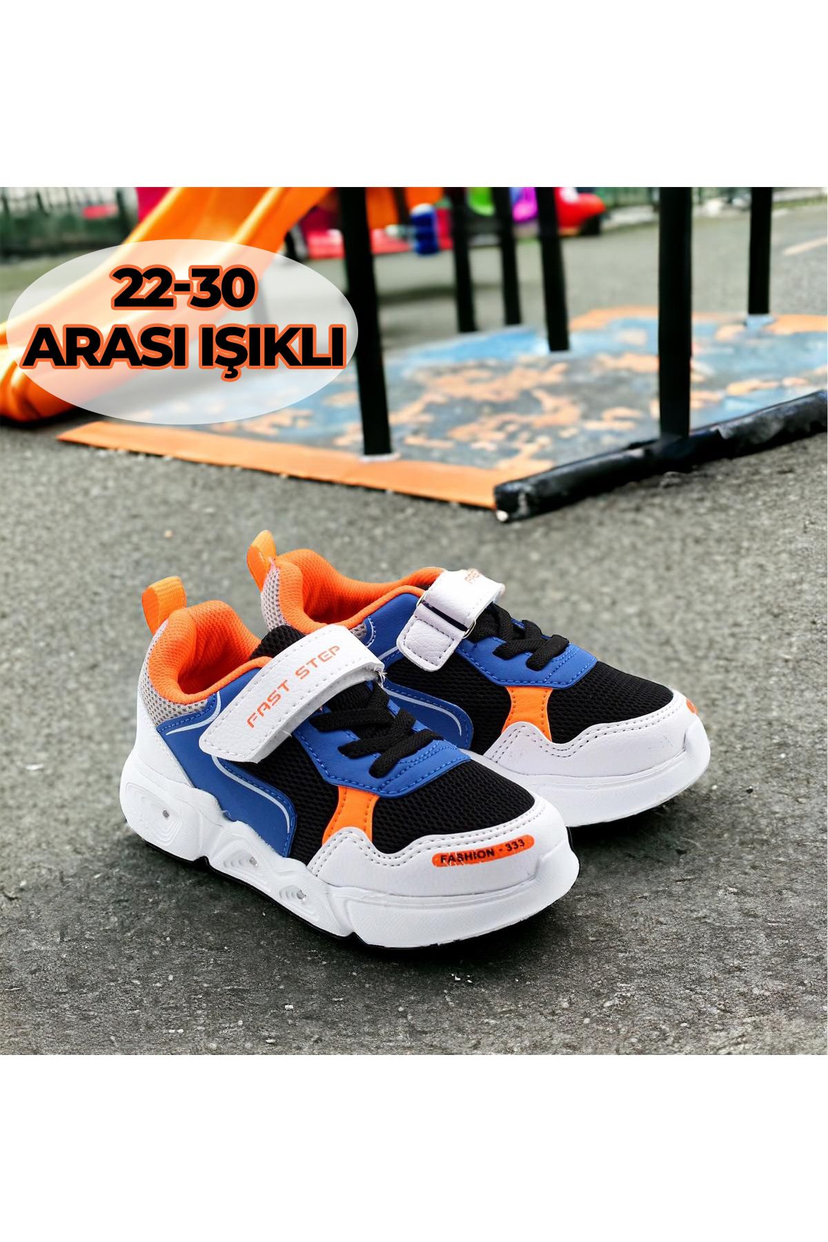 Fast Step Unisex Spor Rahat Taban Hafif Sneaker Cırt Cırtlı Yazlık Bebek Ve Çocuk Ayakkabısı 141xca018