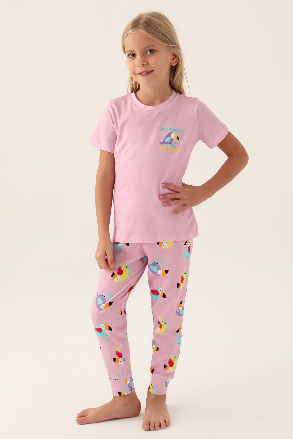 Rolypoly Jungle Rose, Anne Kız Çocuk, Pijama Takımı