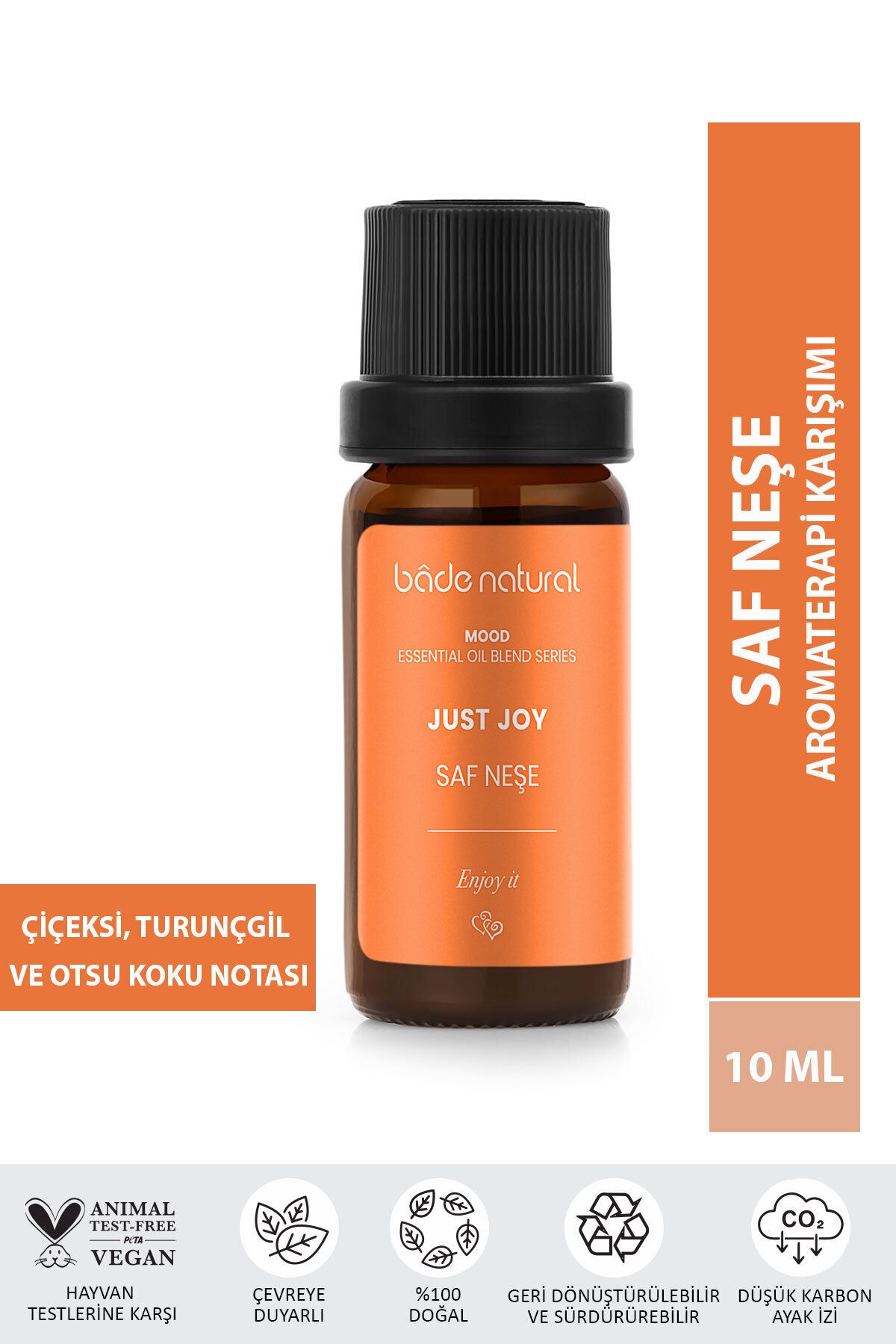 Bade Natural Saf Neşe Aromaterapi Karışımı 10 ml