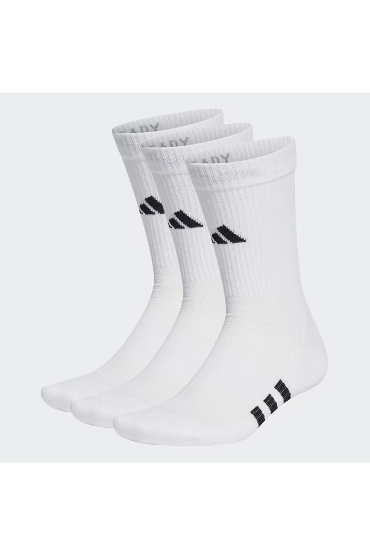 adidas HT3452 Beyaz Performans Yastıklamalı 3'lü Çorap