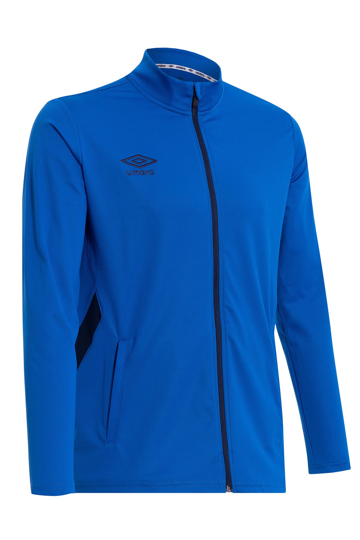 Umbro Erkek Saks Eşofman Üstü - Fit Spor Ceket Fermuarlı - TC-0121 Umbro Deer Camp Jacket Sax