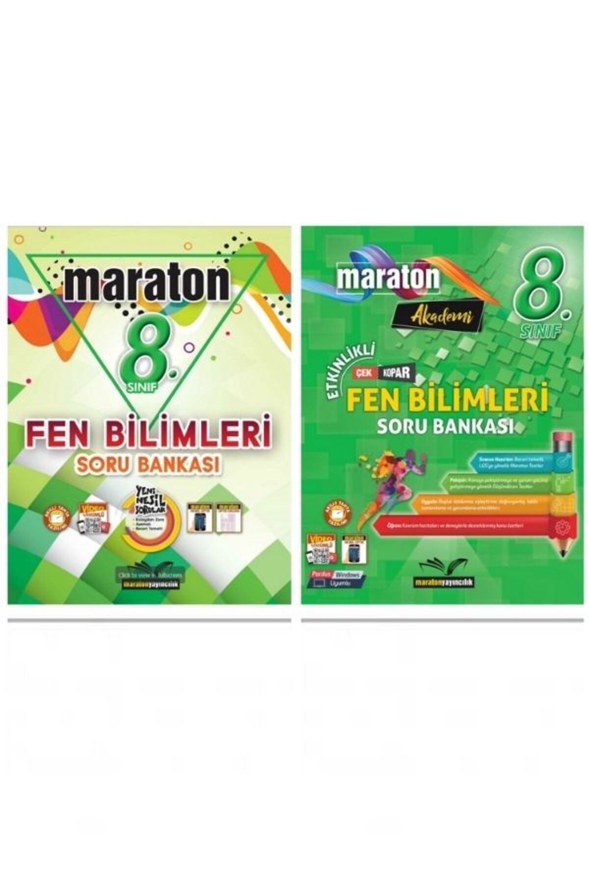 Maraton Yayınları maraton 8.Sınıf Fen Bilimleri Soru Bankası + Fen Bilimleri Etkinlikli