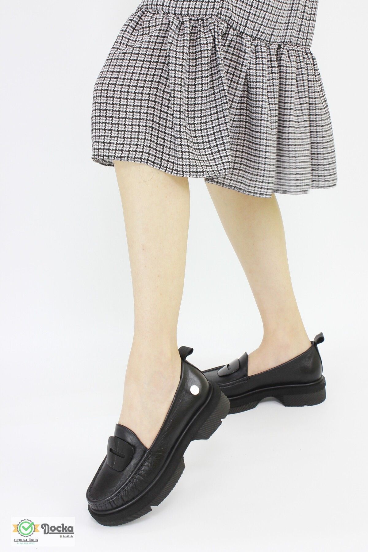Mammamia Kadın Deri Ortopedik Günlük Loafer Ayakkabı M25/YA-ANY