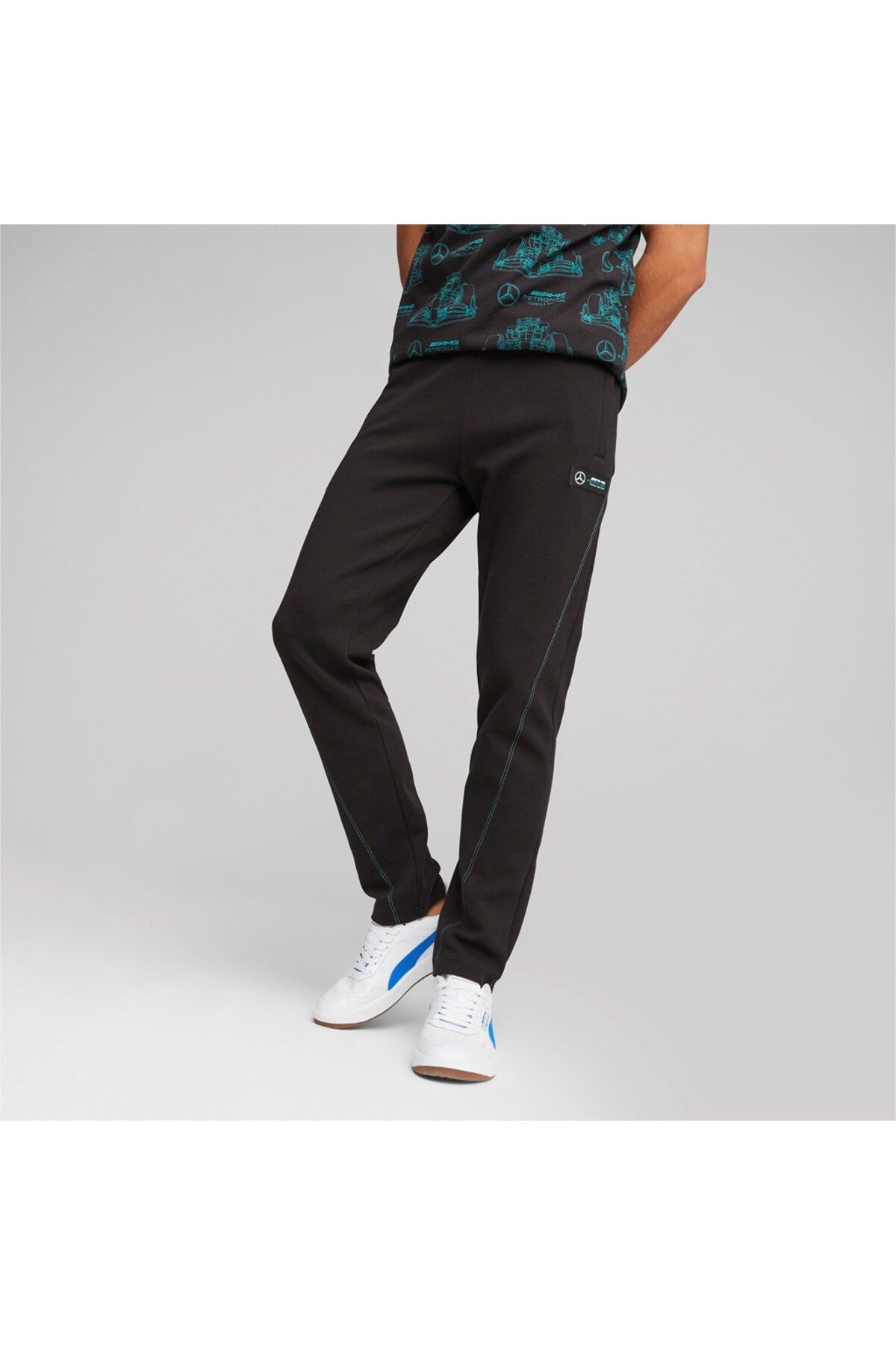 Puma Erkek Mercedes Günlük Pantolon Mapf1 Sweatpants, Slim/oc Black 62115101