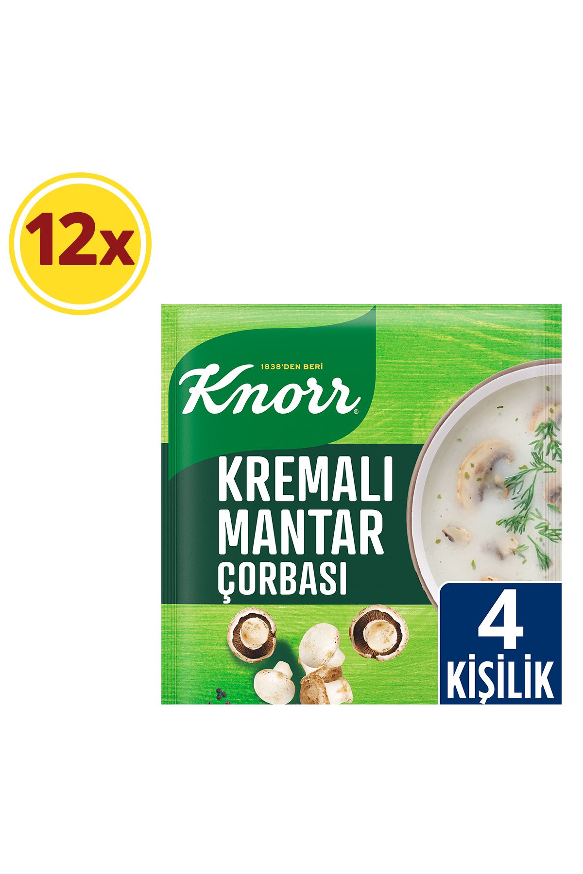Knorr Kremalı Mantar Çorbası 63 gr X 12 Adet