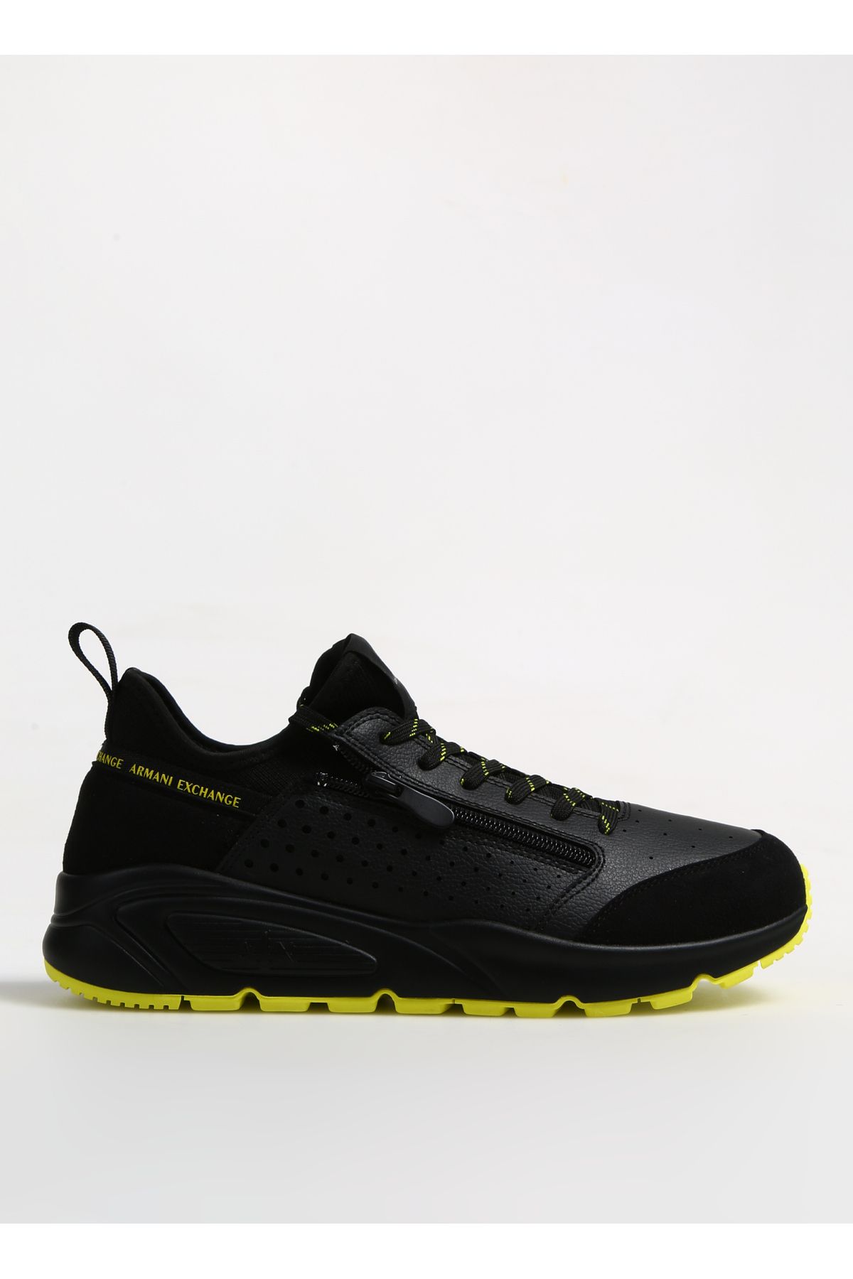 Armani Exchange Siyah - Sarı Erkek Sneaker XUX213